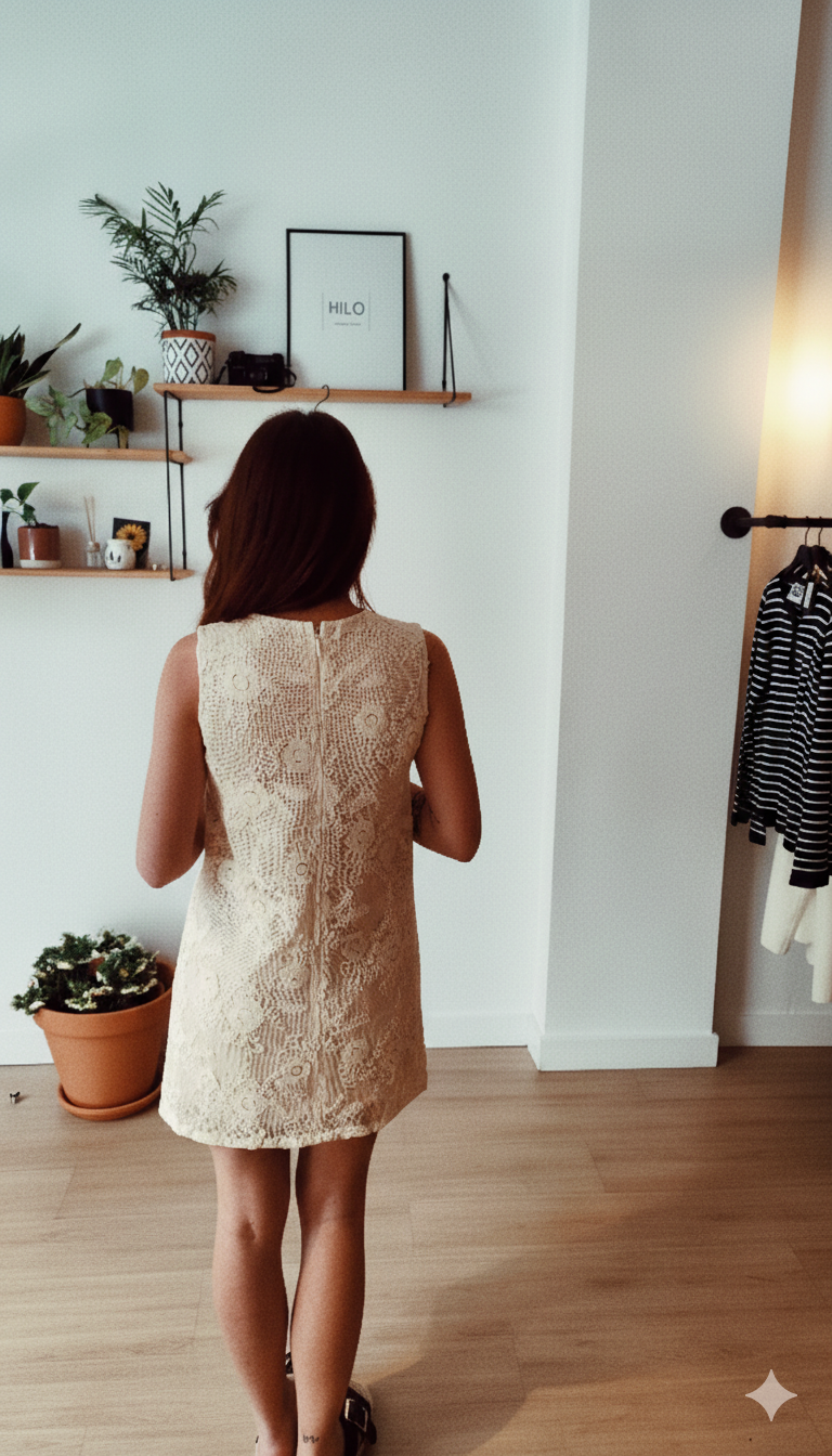 Mini vestido crochet "Natura"