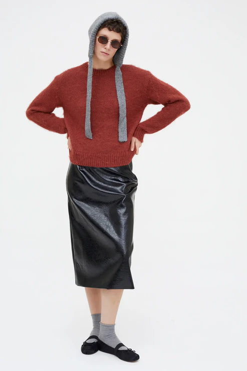 Gorro punto suave gris