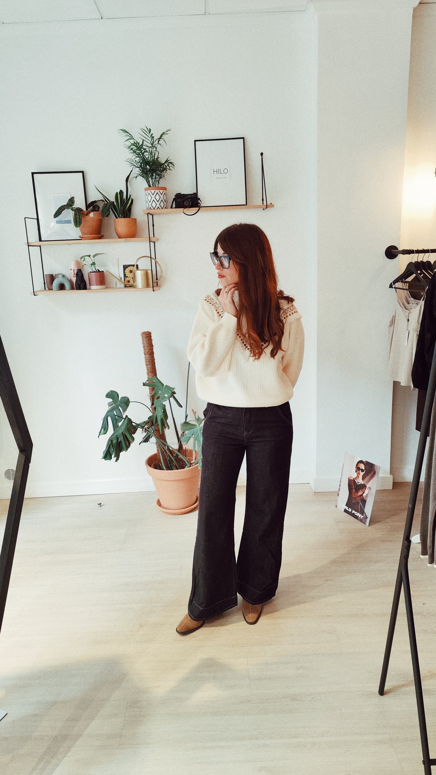 Jean recto azul medio