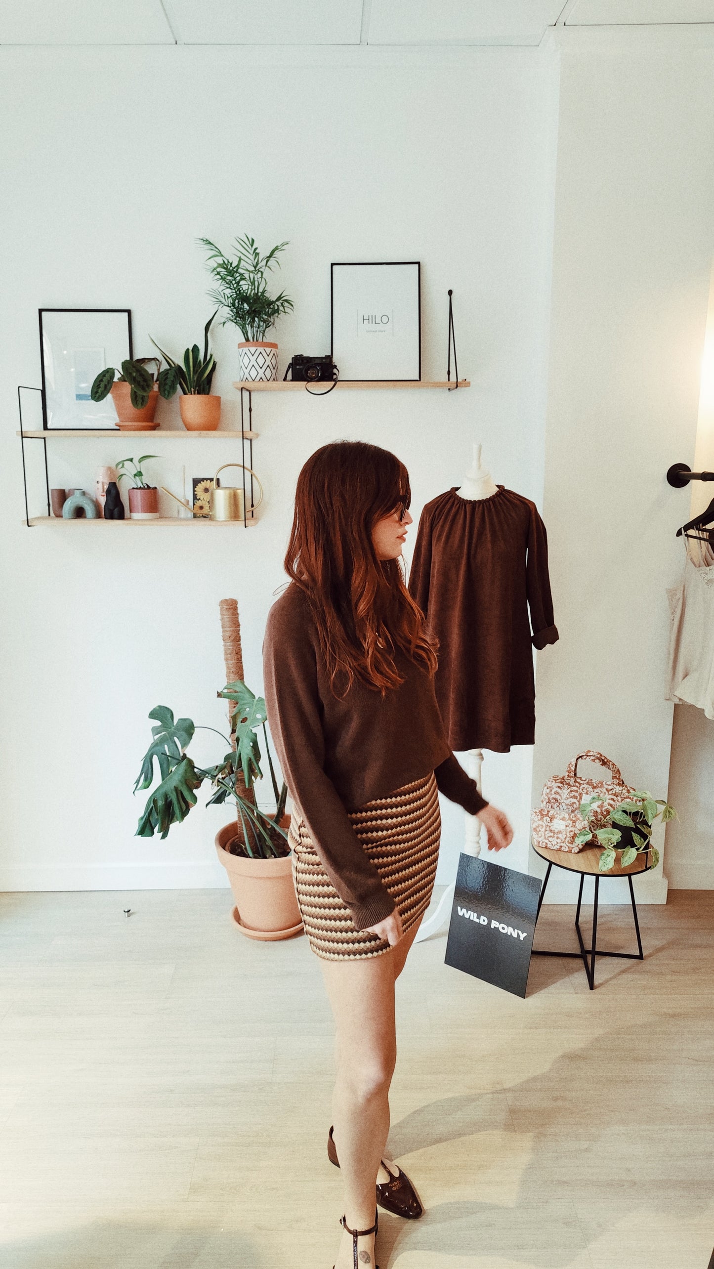 Jersey punto chocolate