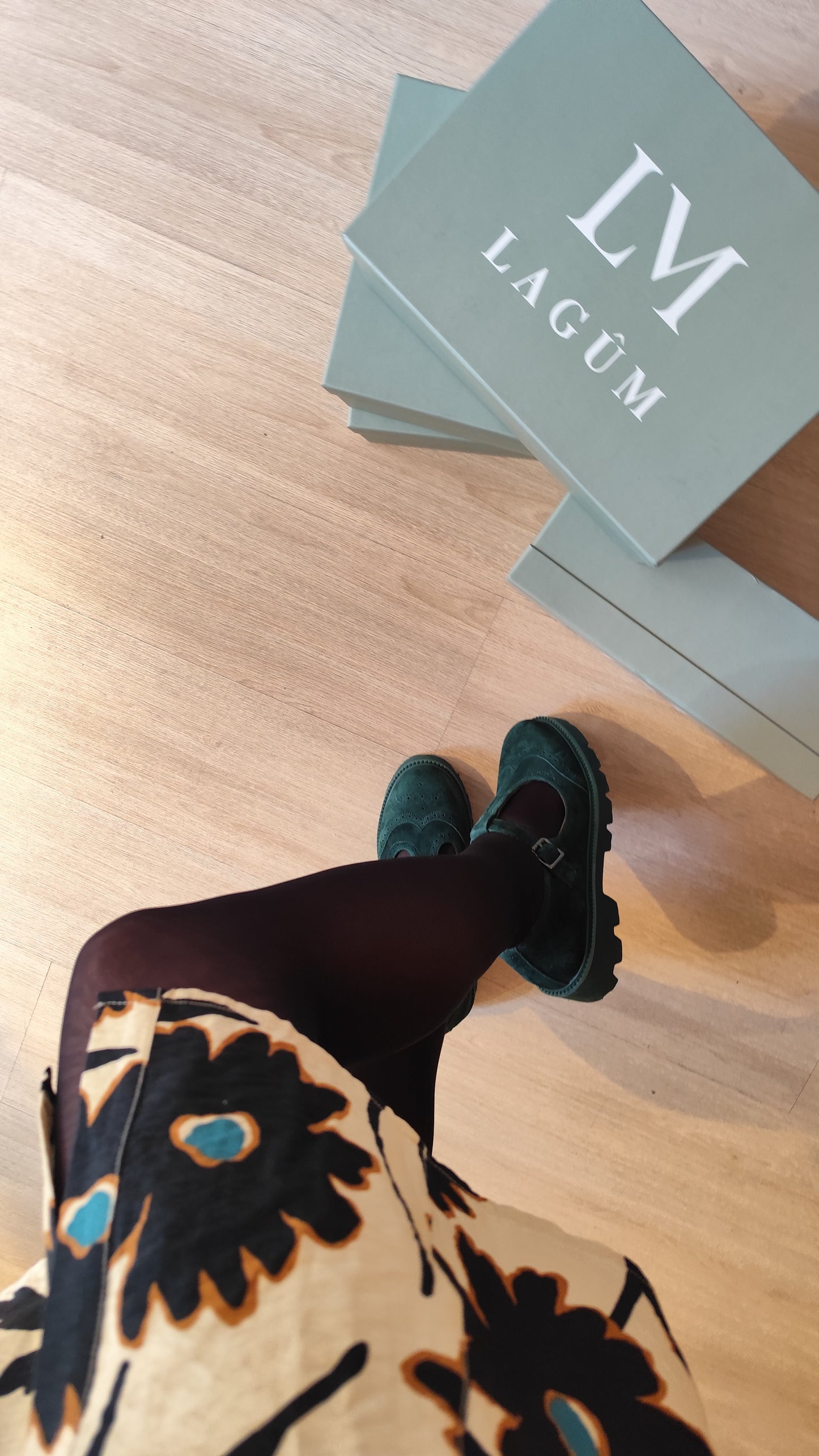 Mary Jane serraje verde