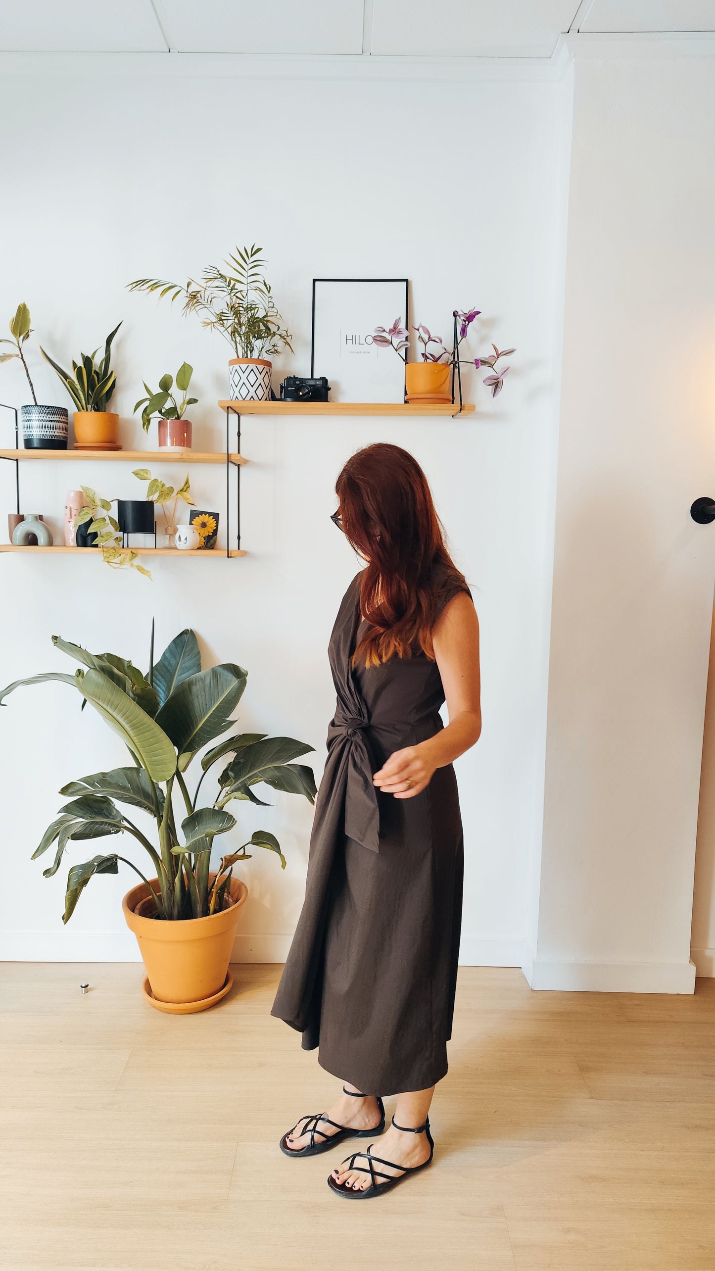 Vestido drapeado "Roma" (última unidad)