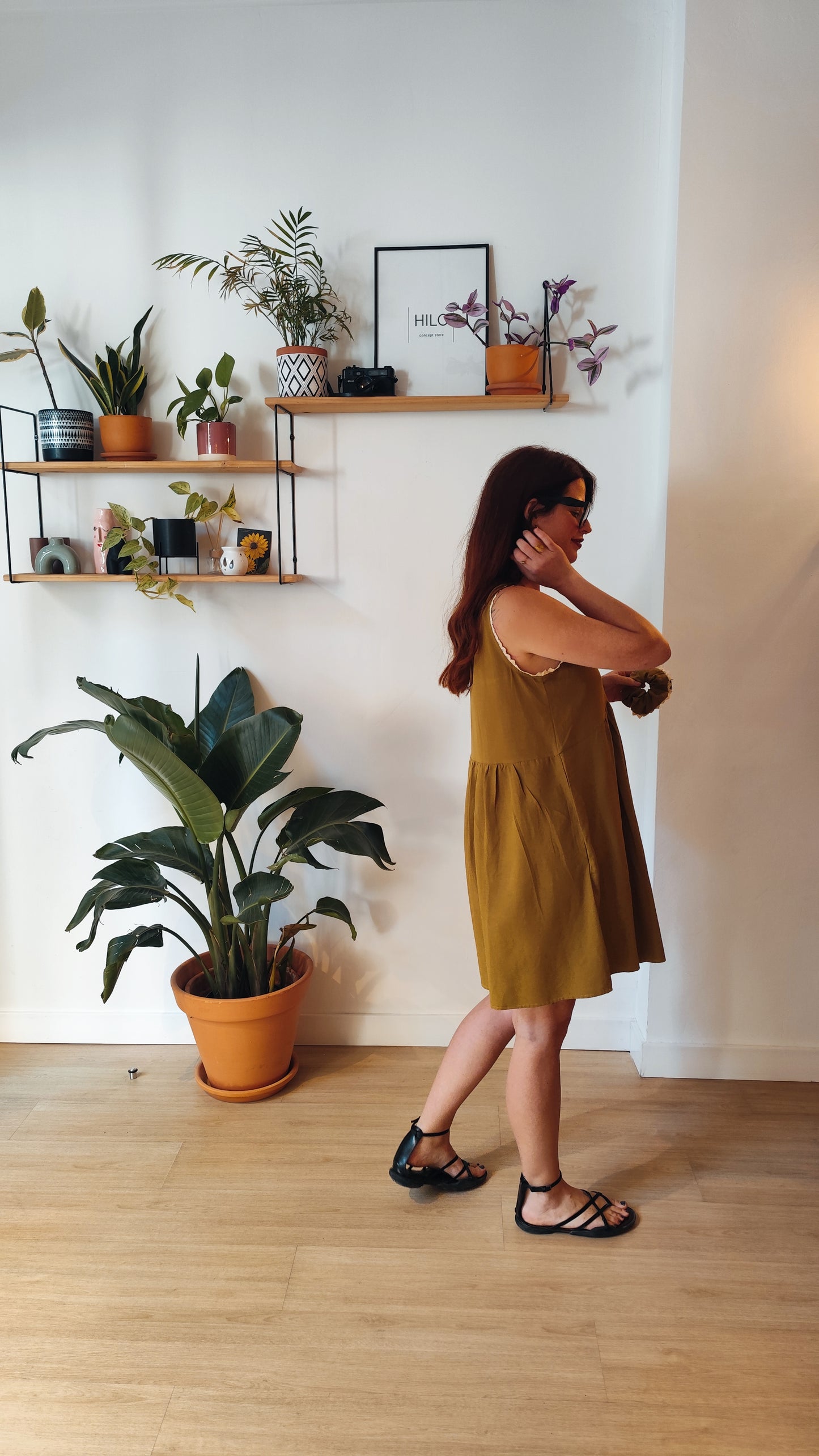 Vestido más coletero "Leticia"