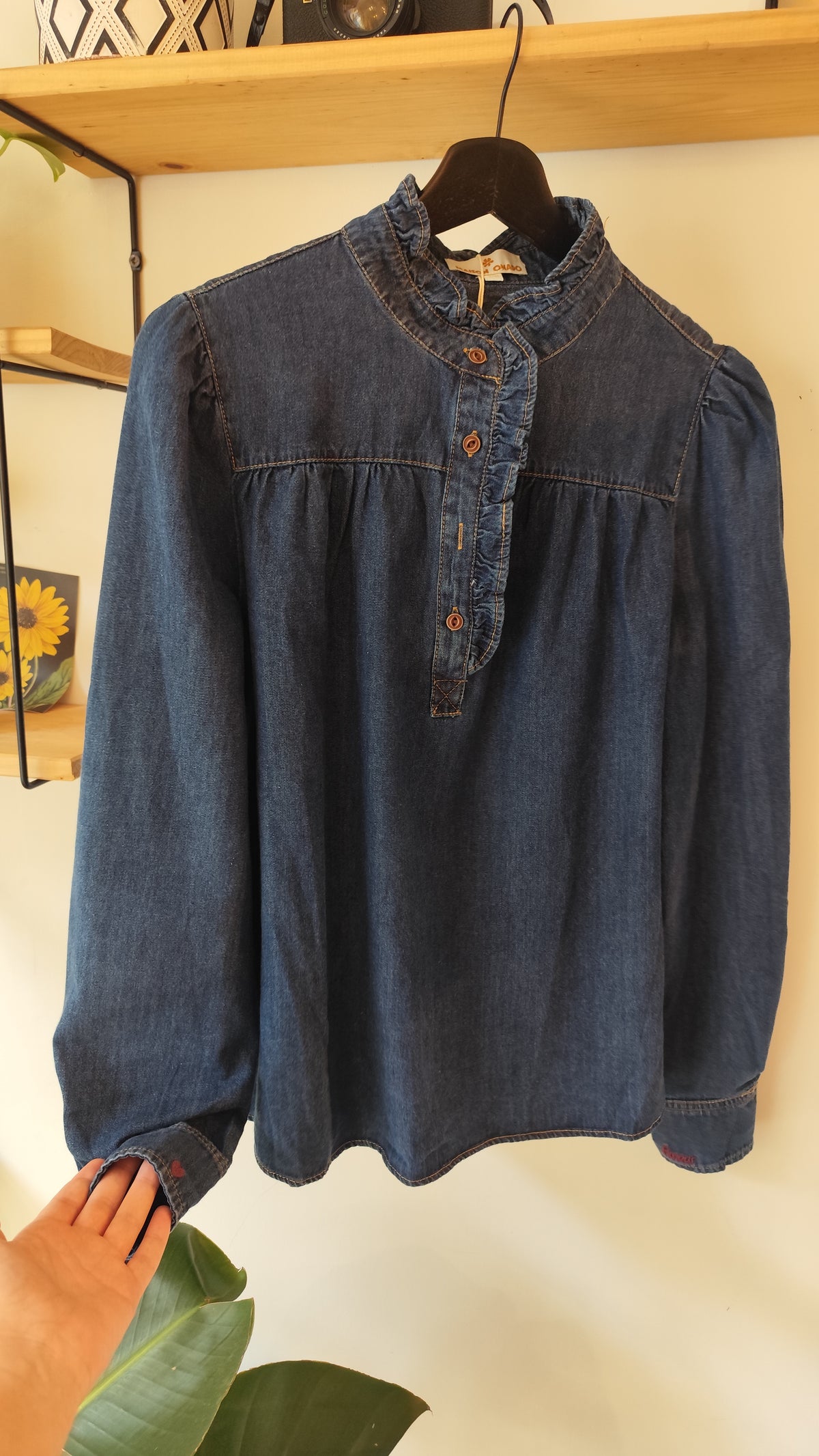 Camisa Denim " Amour"