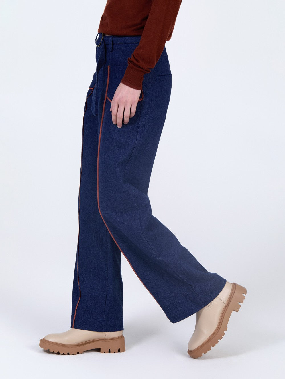 Pantalón tejano vivos