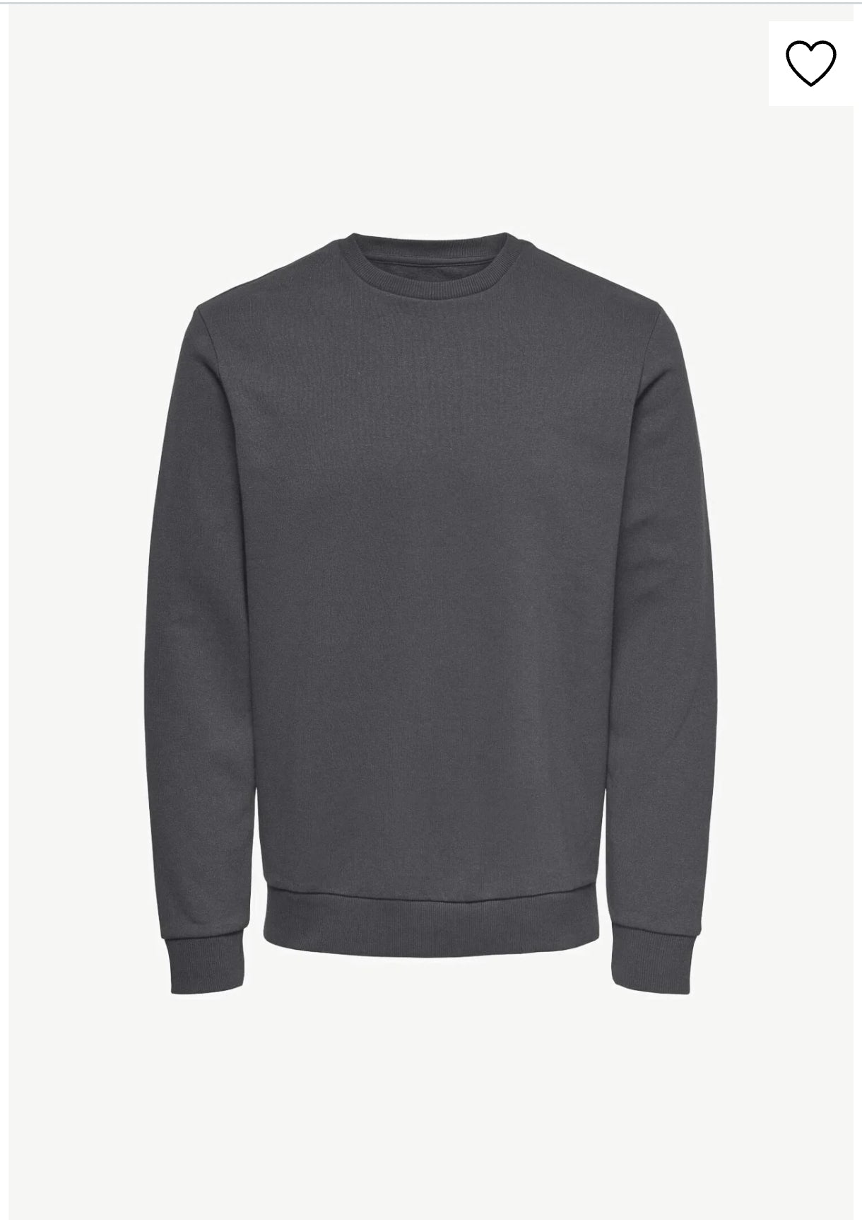 Sudadera básica grey