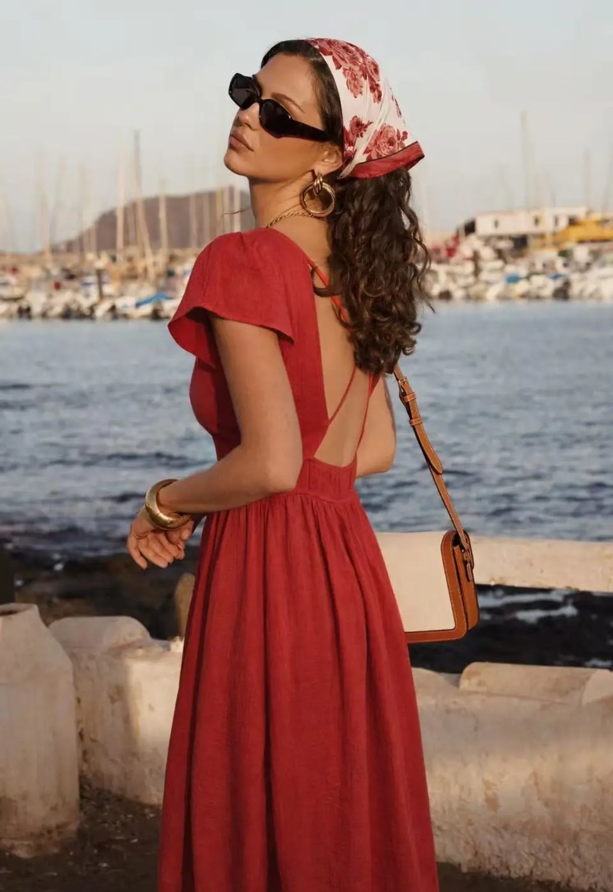 Vestido terracota "Pippa"