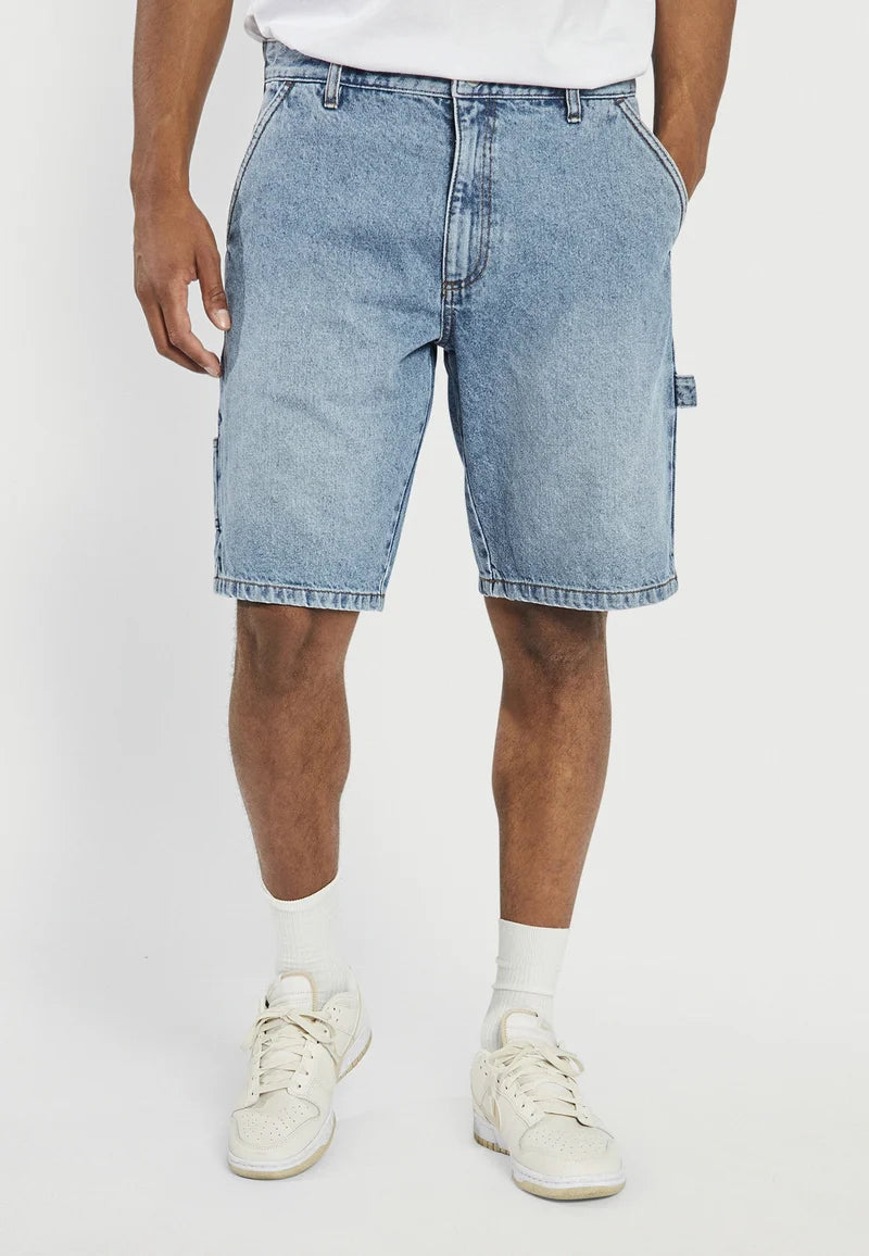 MITO LOOSE FIT - Shorts vaqueros - travertine
