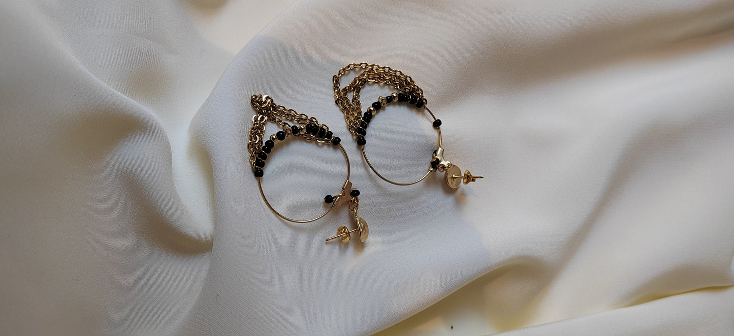 Pendientes con cadenas