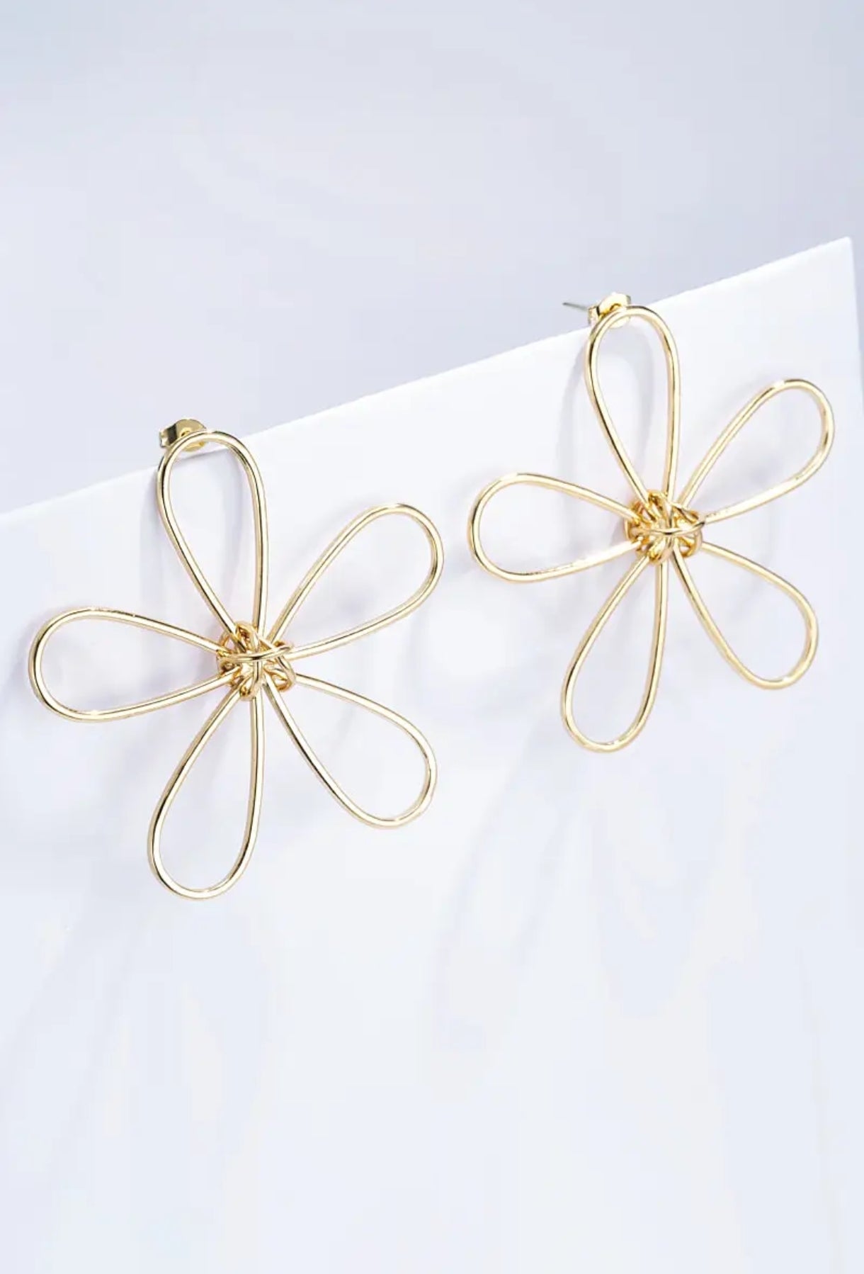 Pendiente Flor grande