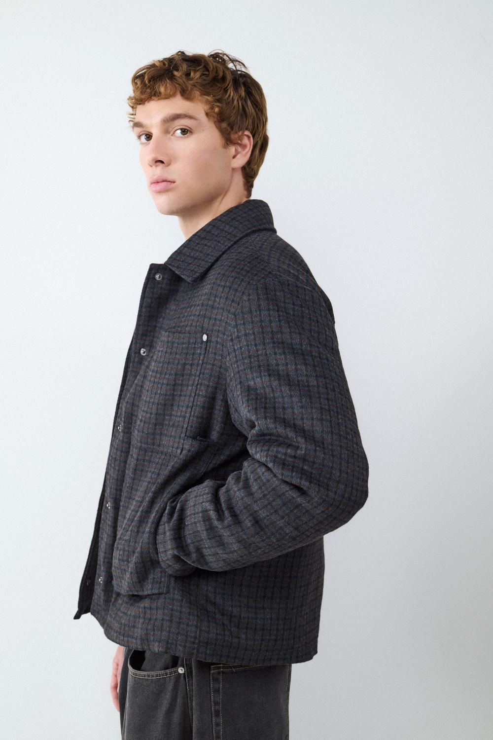 Chaqueta paño cuadros