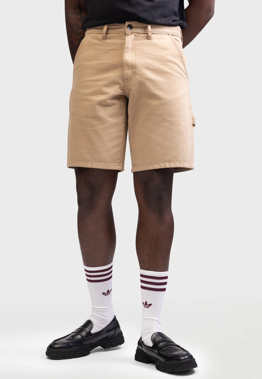 MITO LOOSE FIT - Shorts vaqueros - travertine