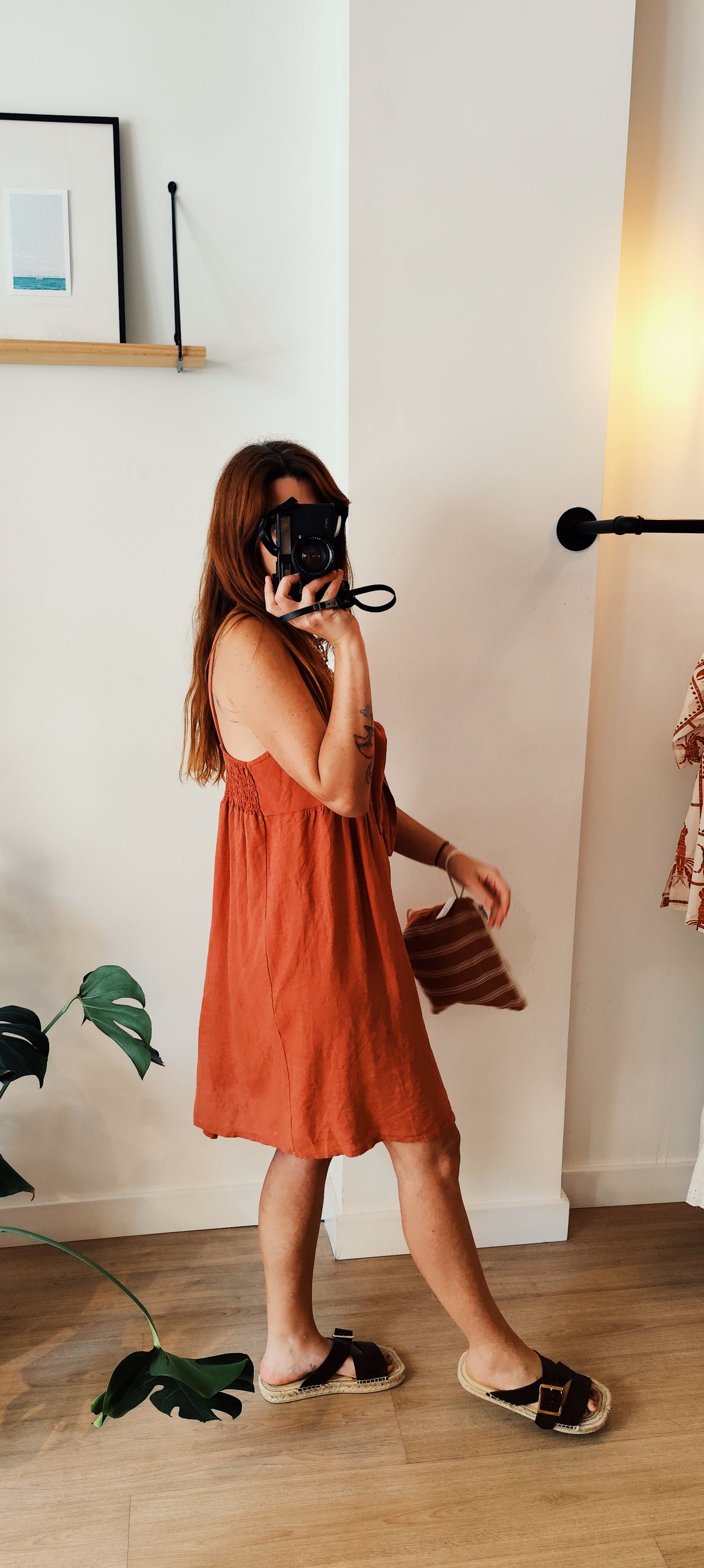 Vestido Salmón