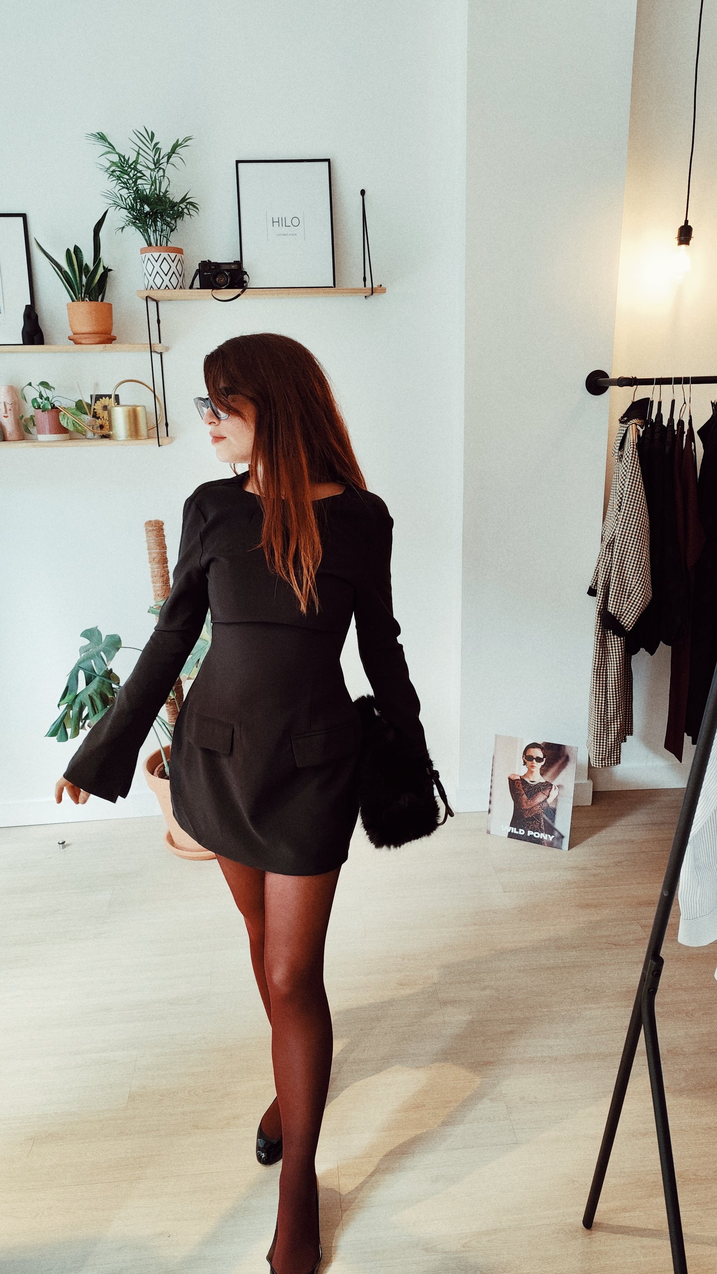 Vestido negro mini
