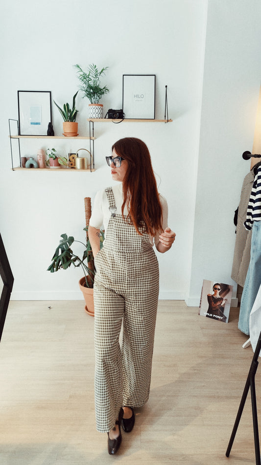 Peto Vichy verde apagado