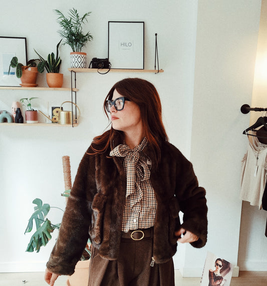 Chaqueta pelo vintage