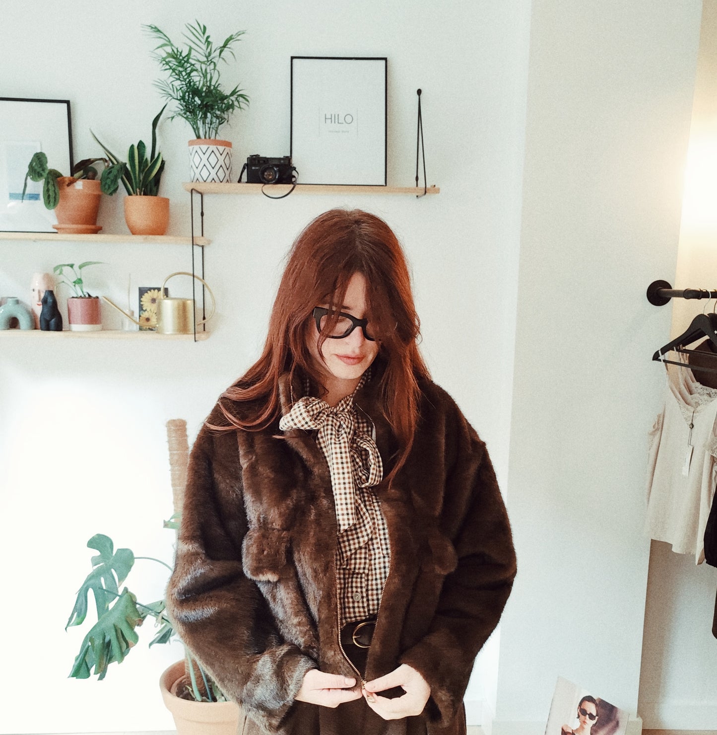 Chaqueta pelo vintage