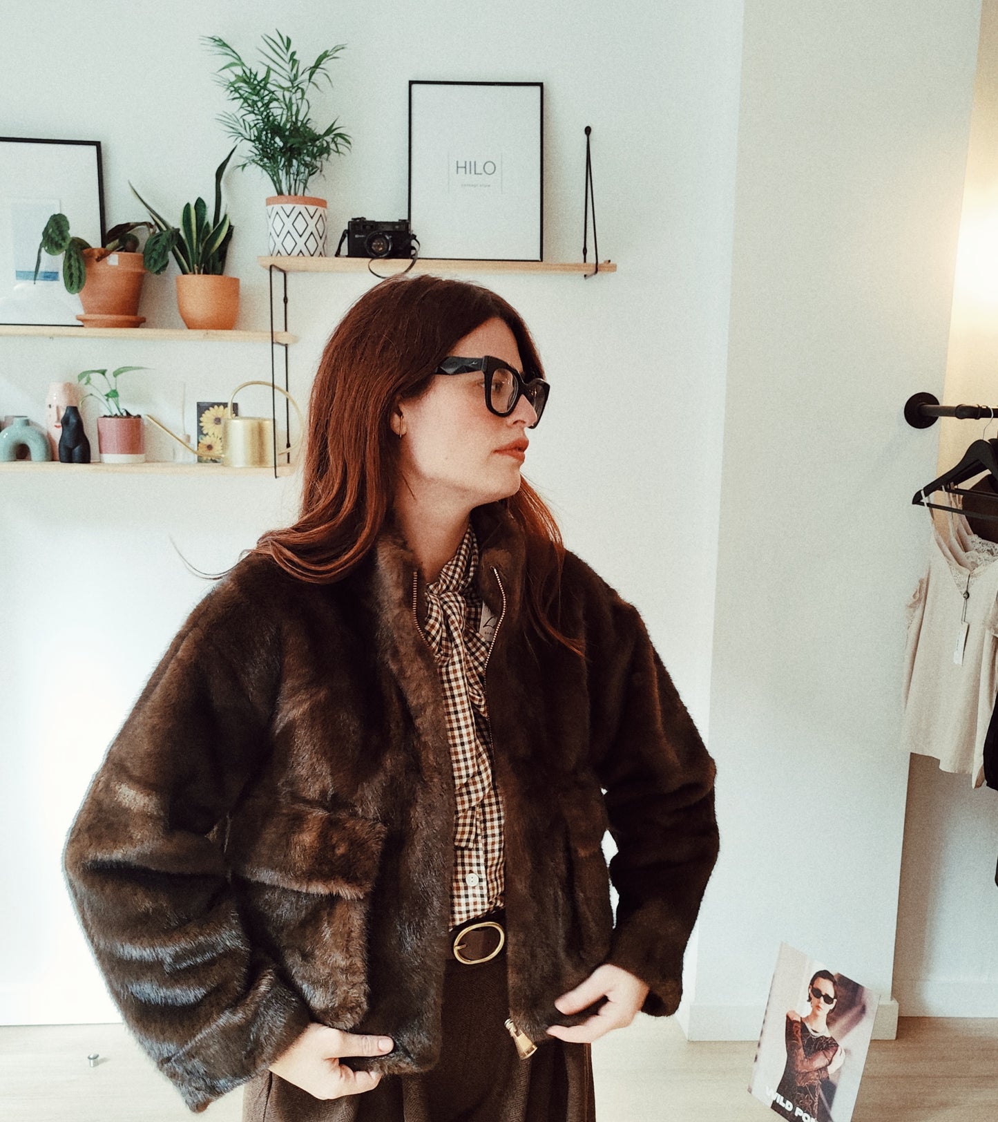 Chaqueta pelo vintage