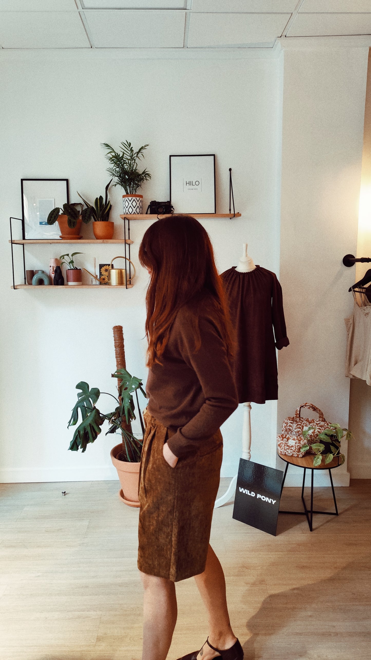 Jersey punto chocolate