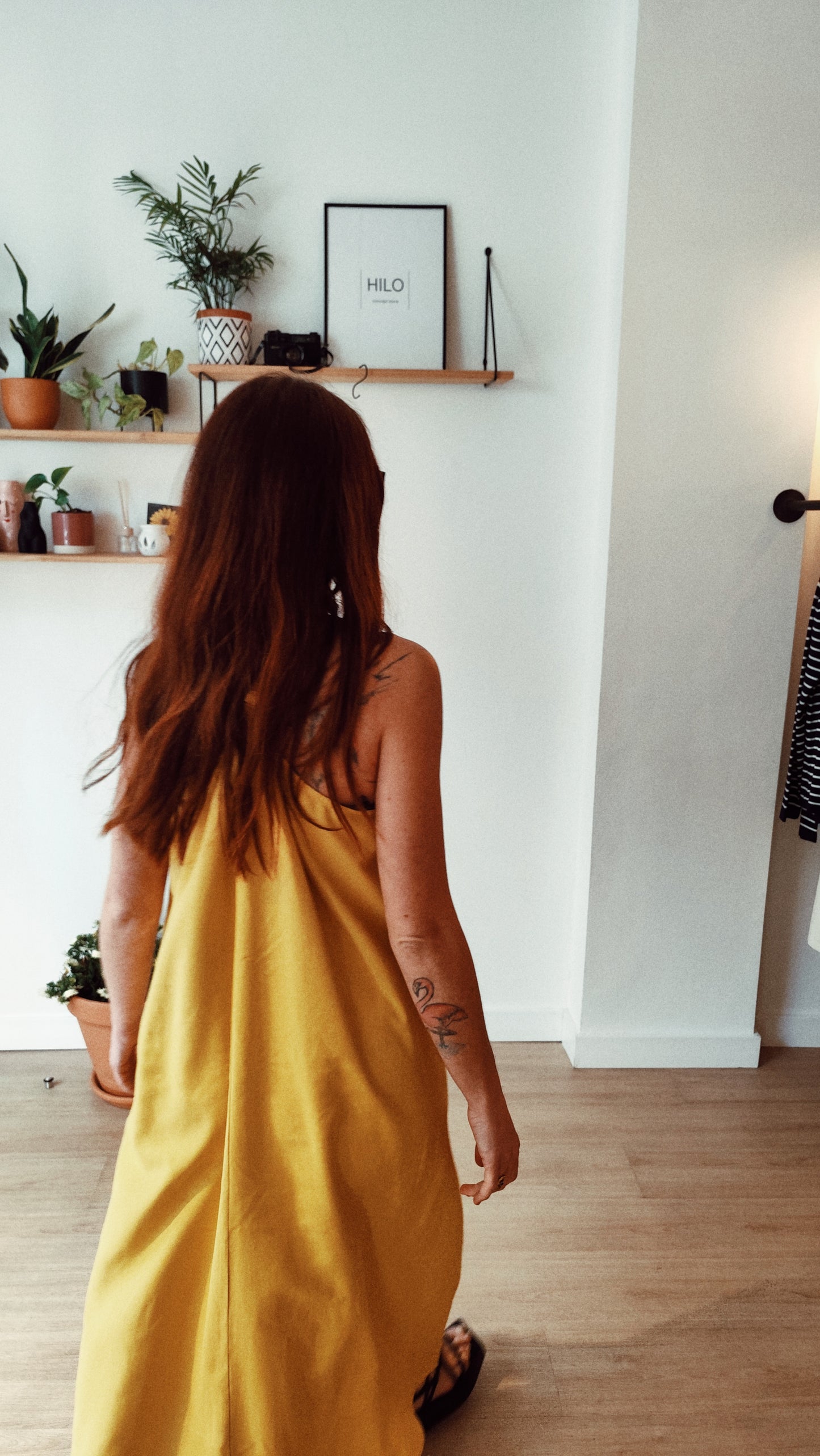 Vestido maxi  "Limón"