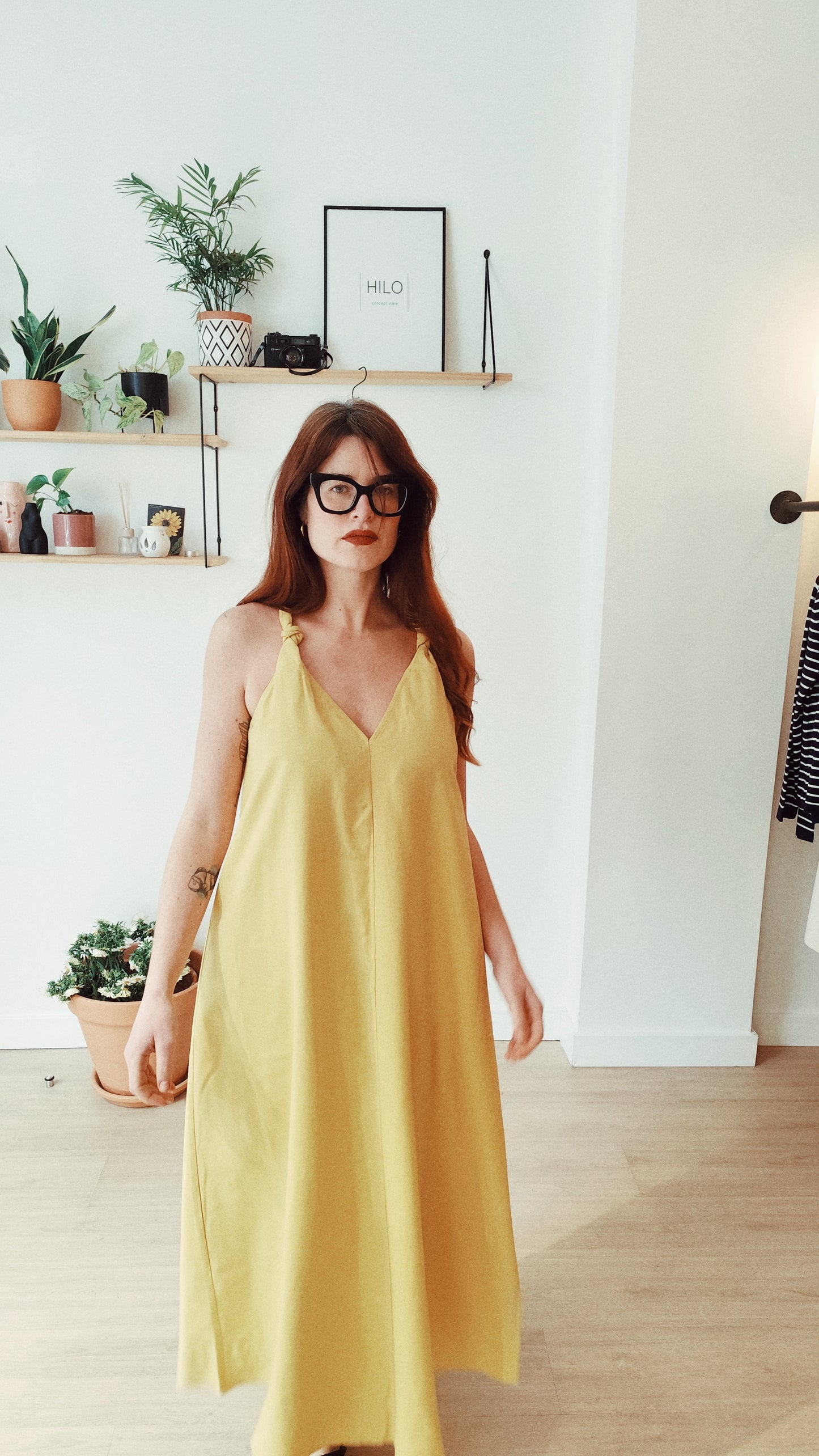 Vestido maxi  "Limón"