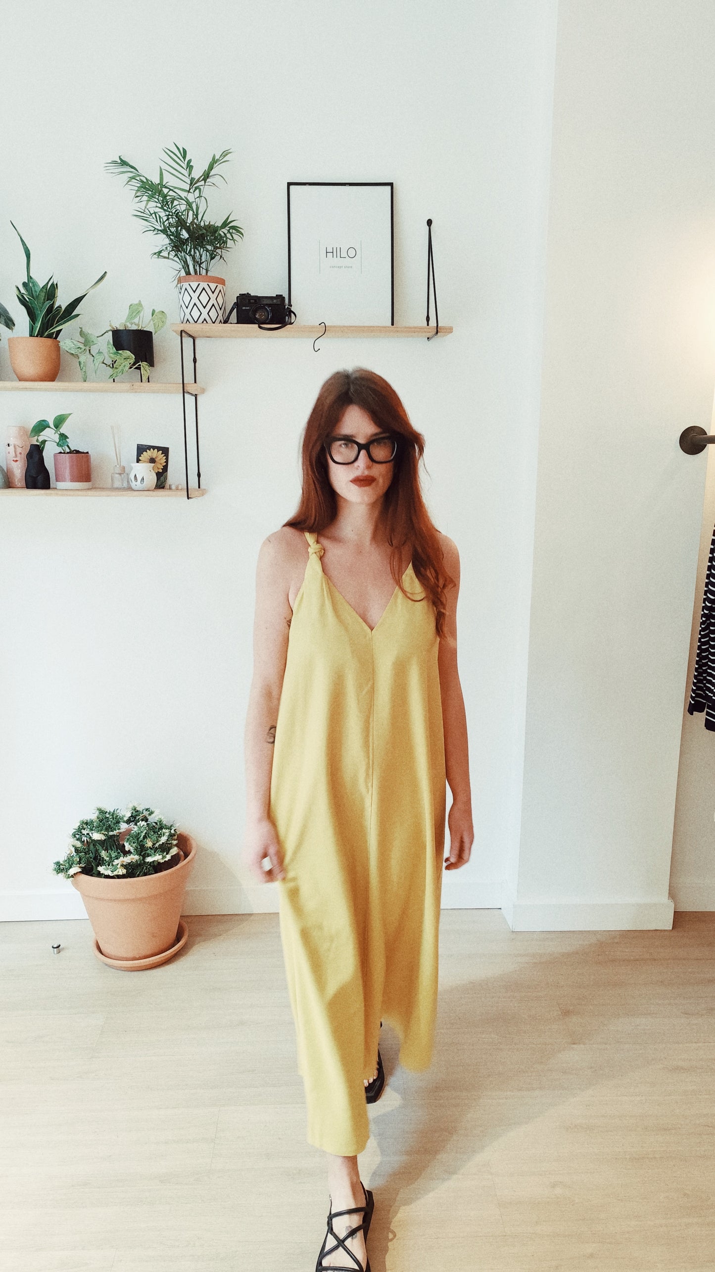 Vestido maxi  "Limón"