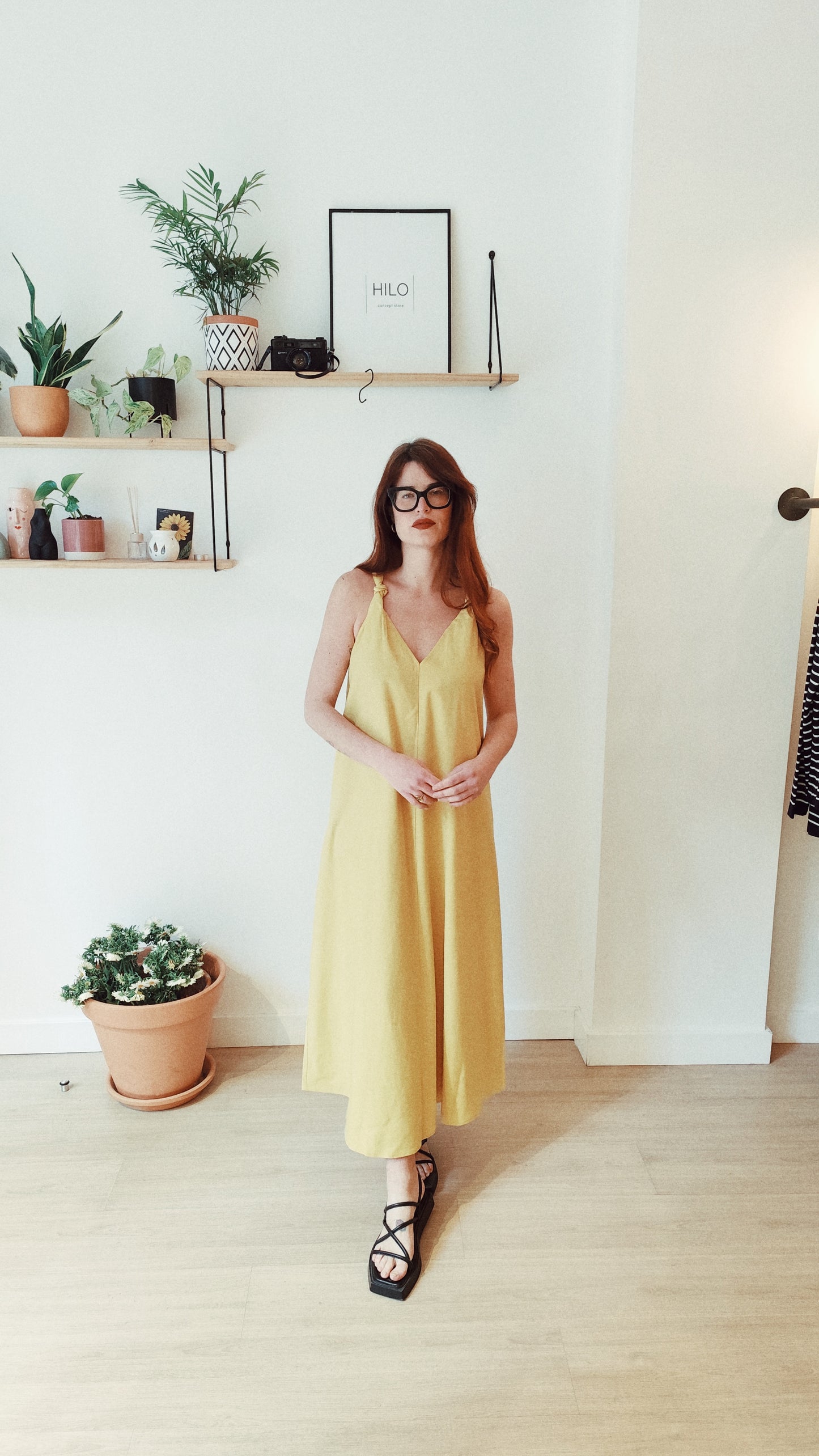 Vestido maxi  "Limón"