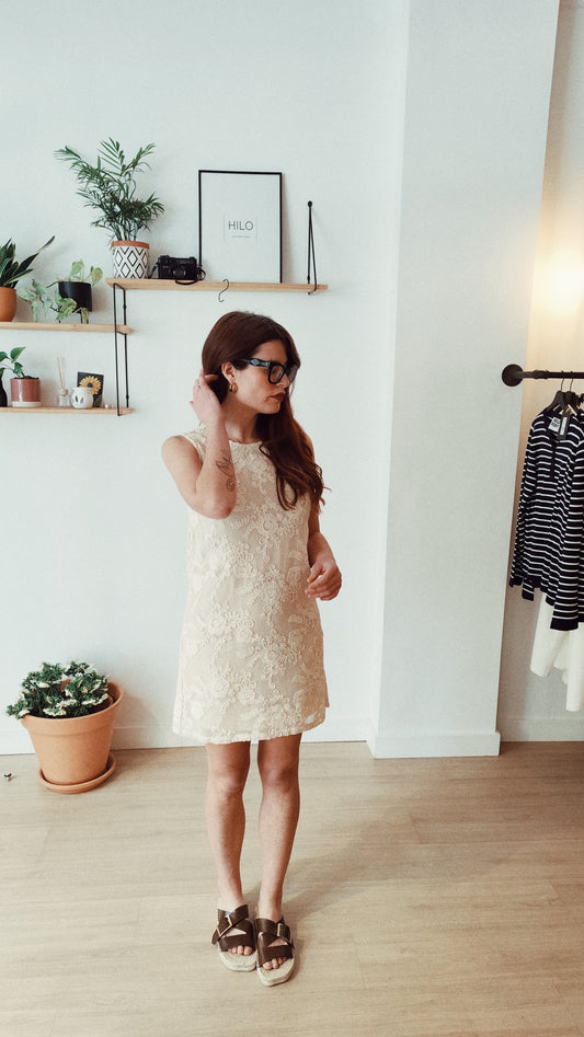 Mini vestido crochet "Natura"