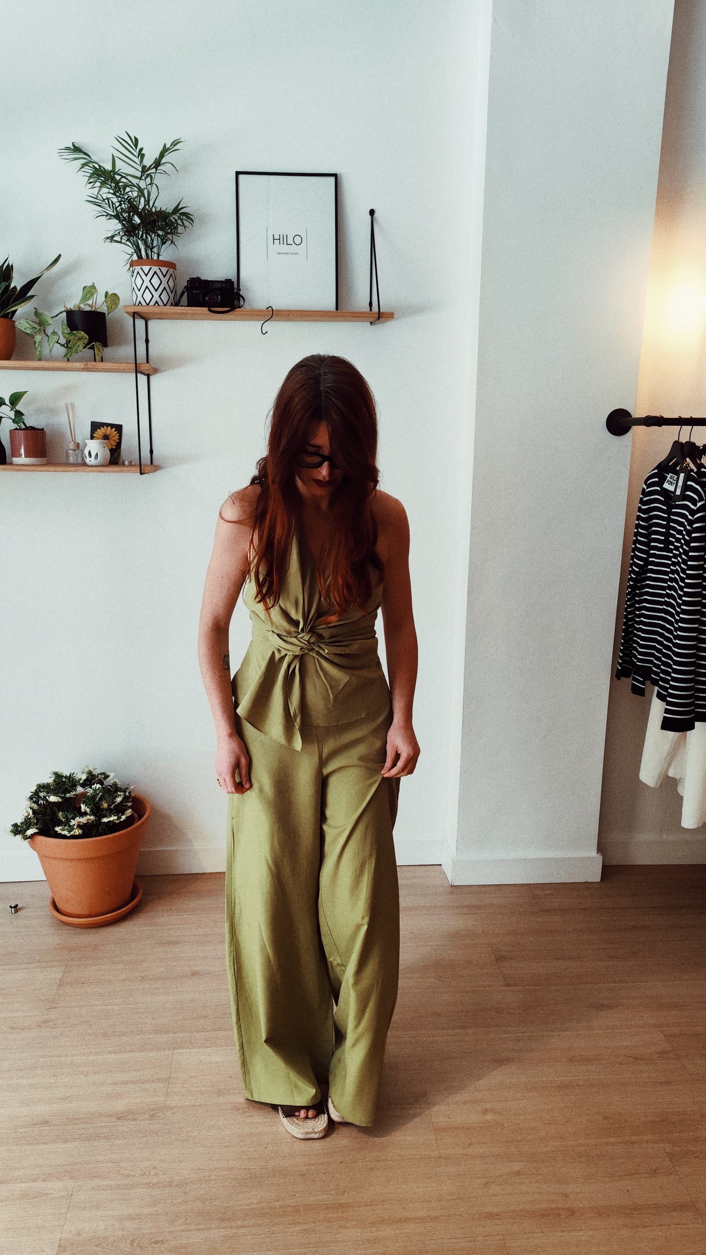 Pantalón Wid Leg "Olivo"