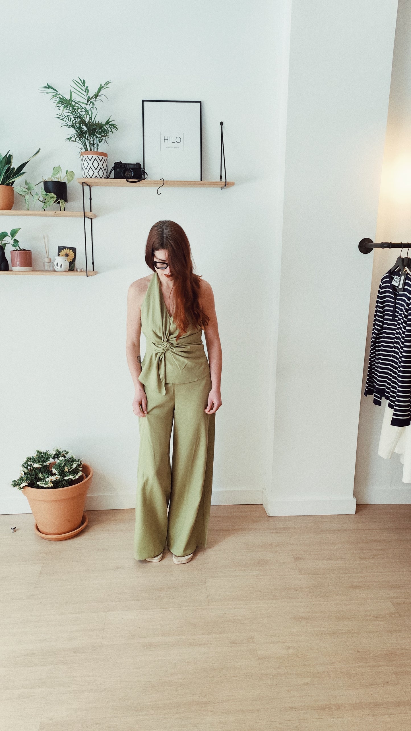 Pantalón Wid Leg "Olivo"