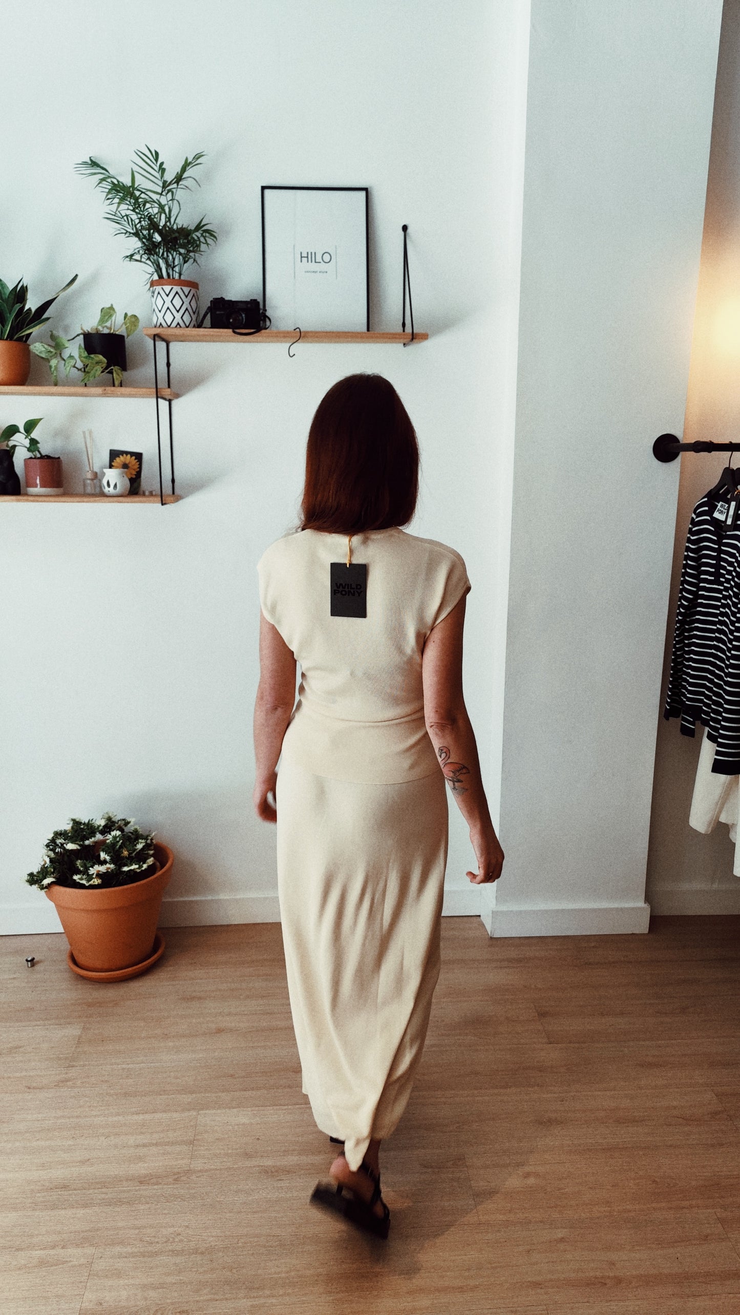 Falda Midi Recta "Lía"