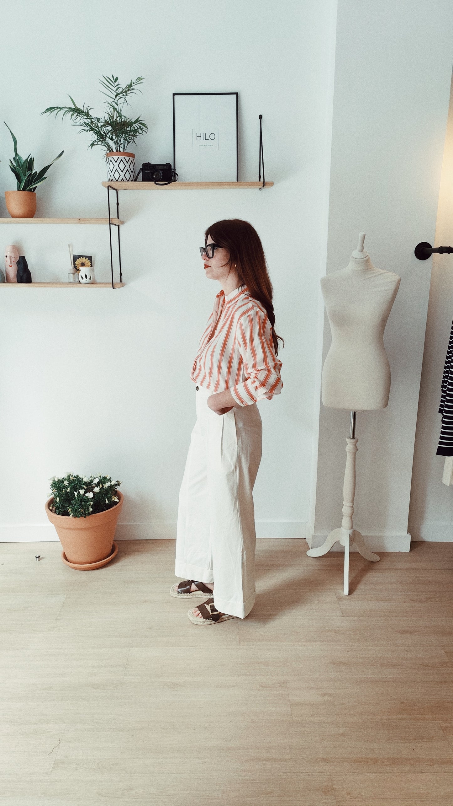 Camisa con estampado Emberglow Stripes (última unidad)