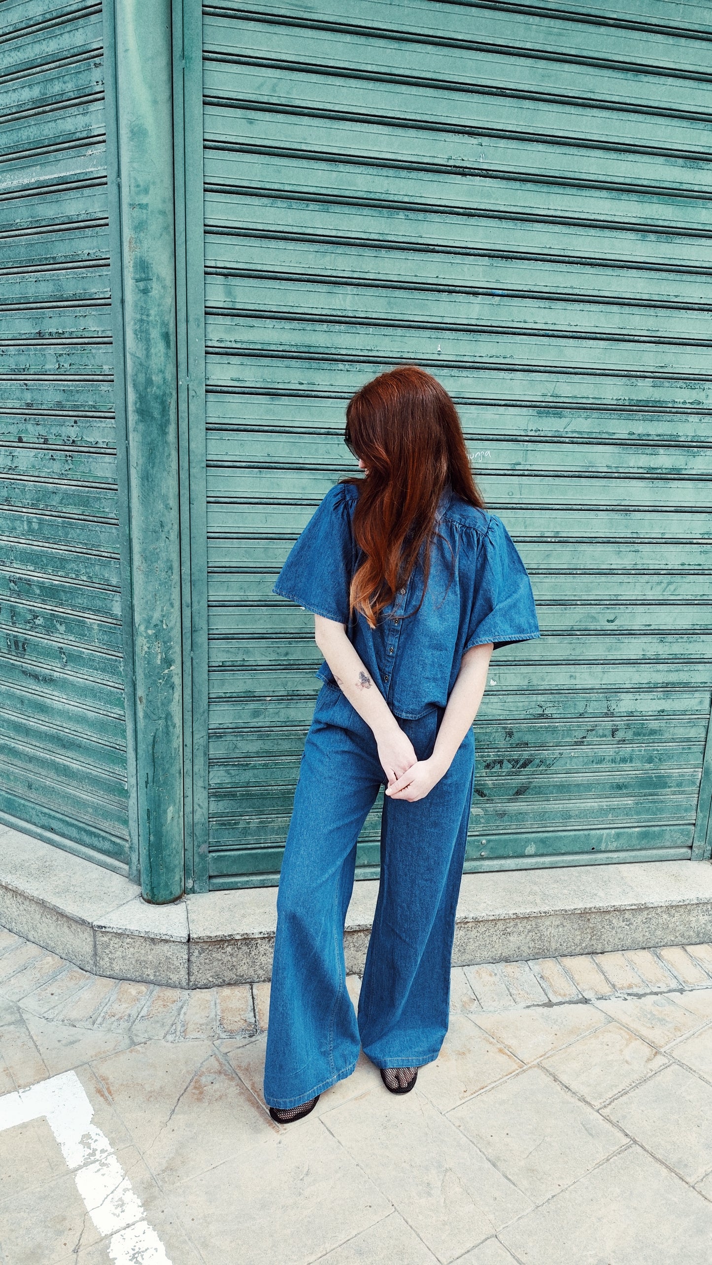 Pantalón Wide-leg "Azure"