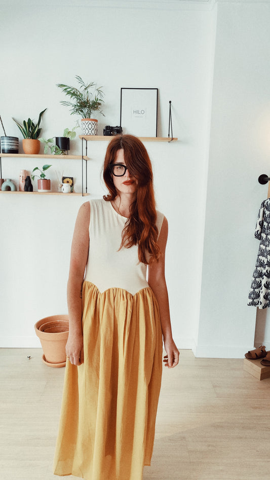 Vestido "Ocre Soleil" (última unidad)