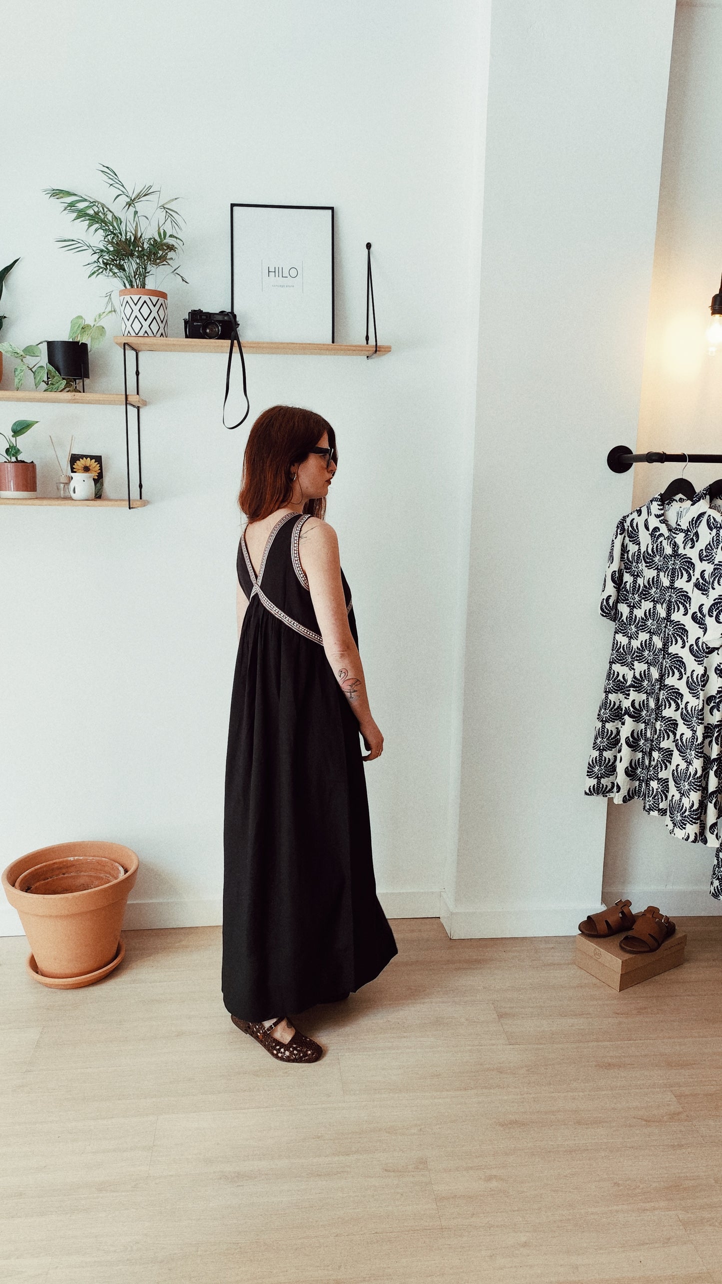 Vestido "Rustik noir" (última unidad)