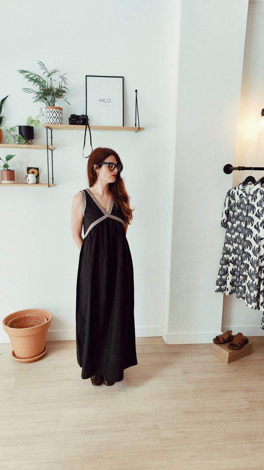 Vestido "Rustik noir" (última unidad)