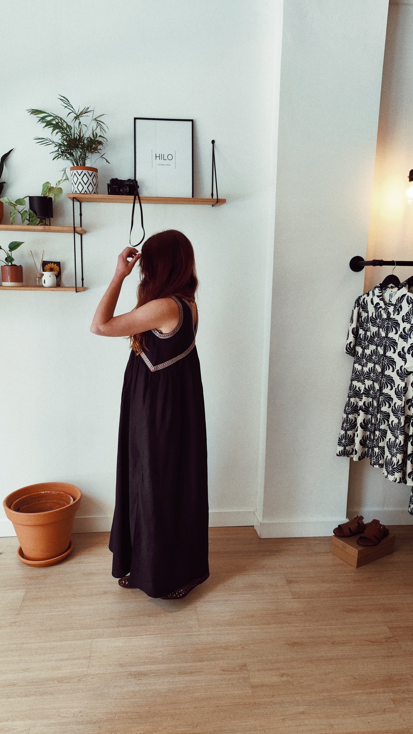 Vestido "Rustik noir" (última unidad)