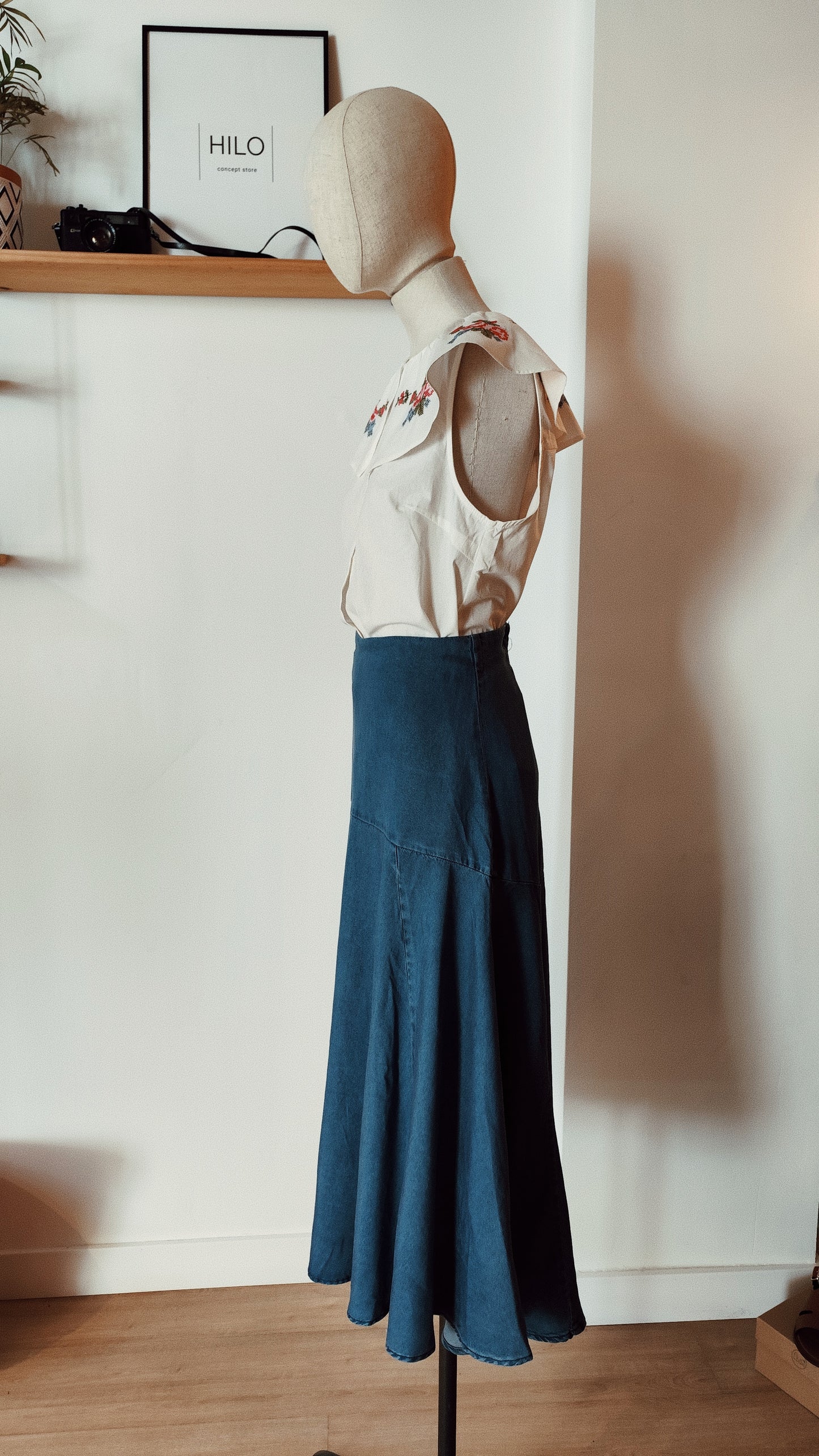 Midi "Gilda" denim (última unidad)