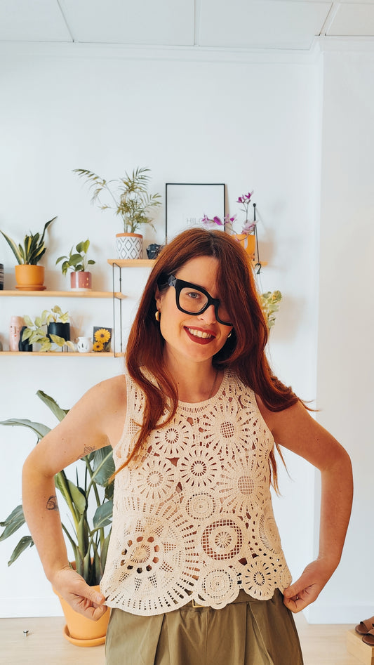 Top crochet "Laura"