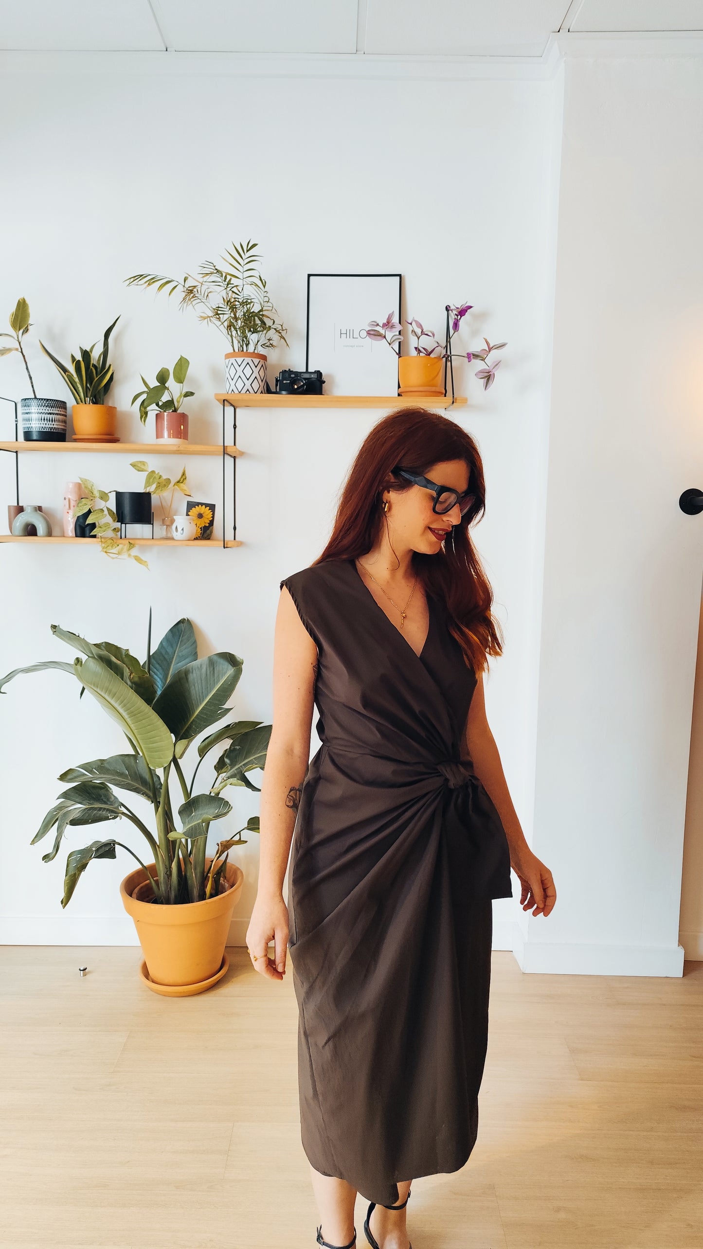 Vestido drapeado "Roma" (última unidad)