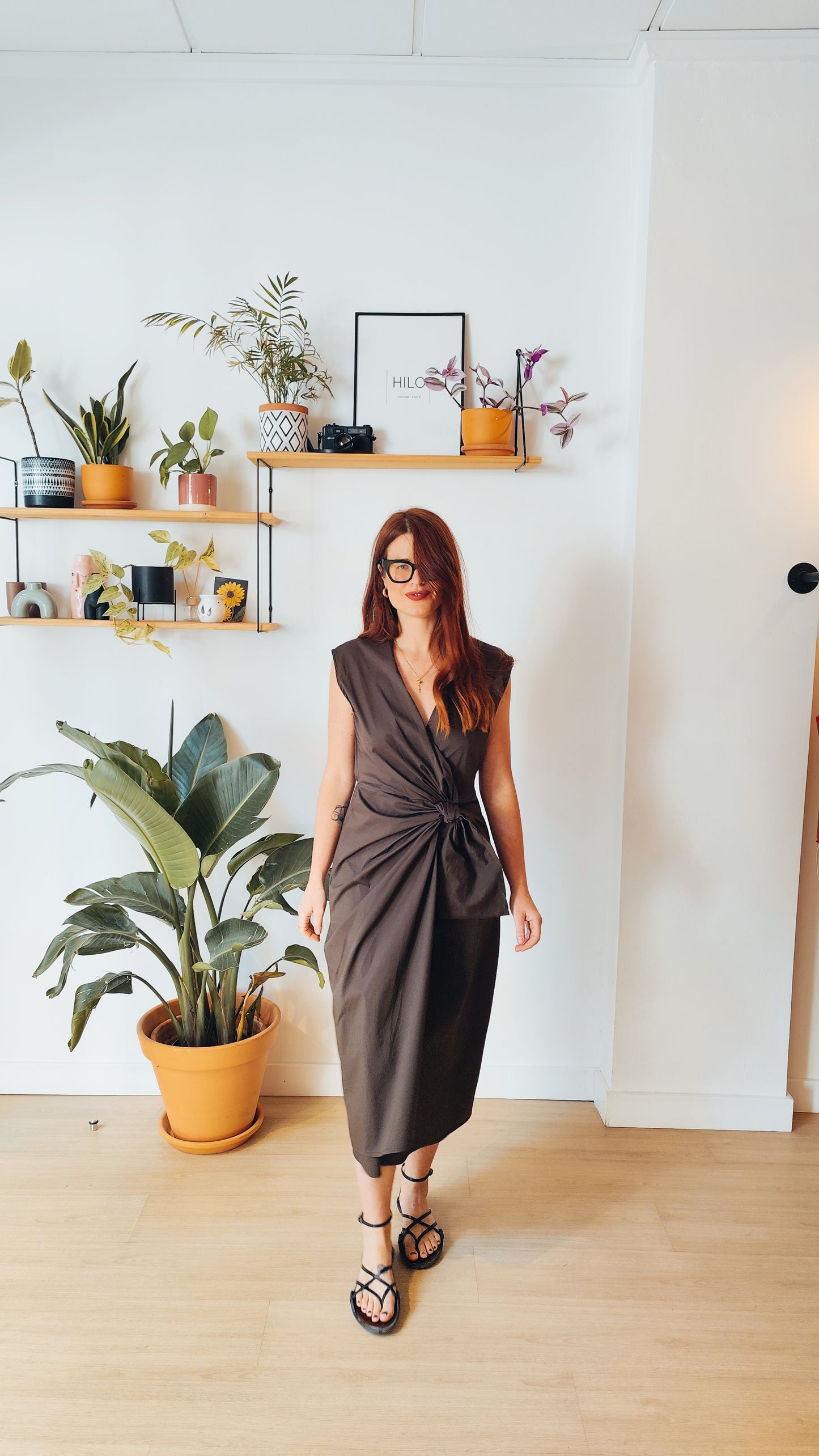 Vestido drapeado "Roma" (última unidad)