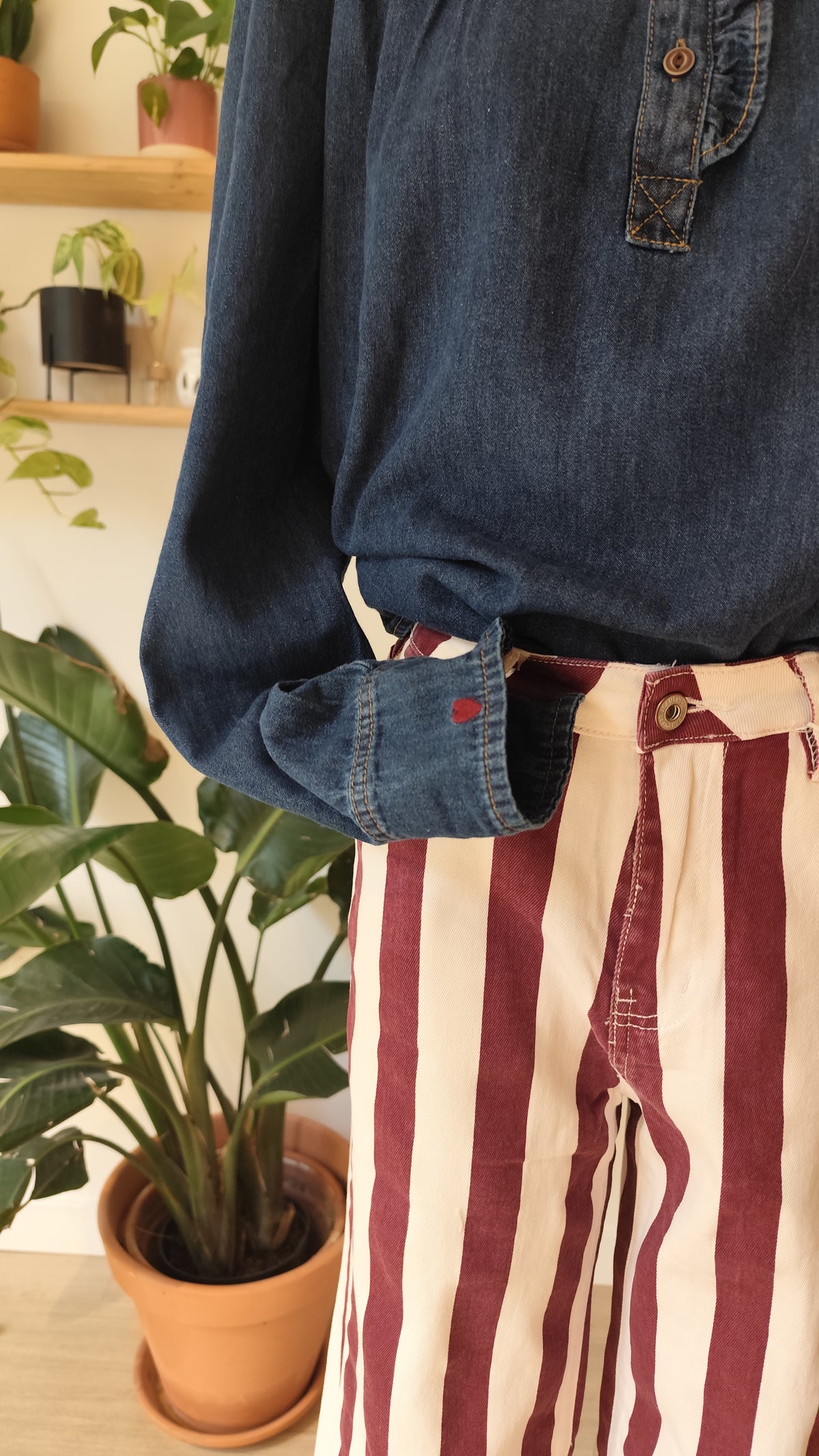 Camisa Denim " Amour"