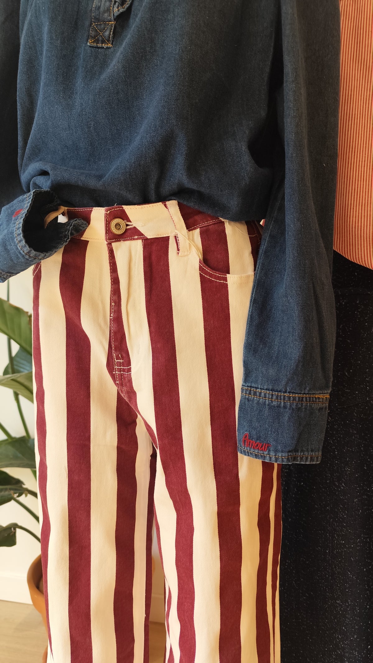 Camisa Denim " Amour"