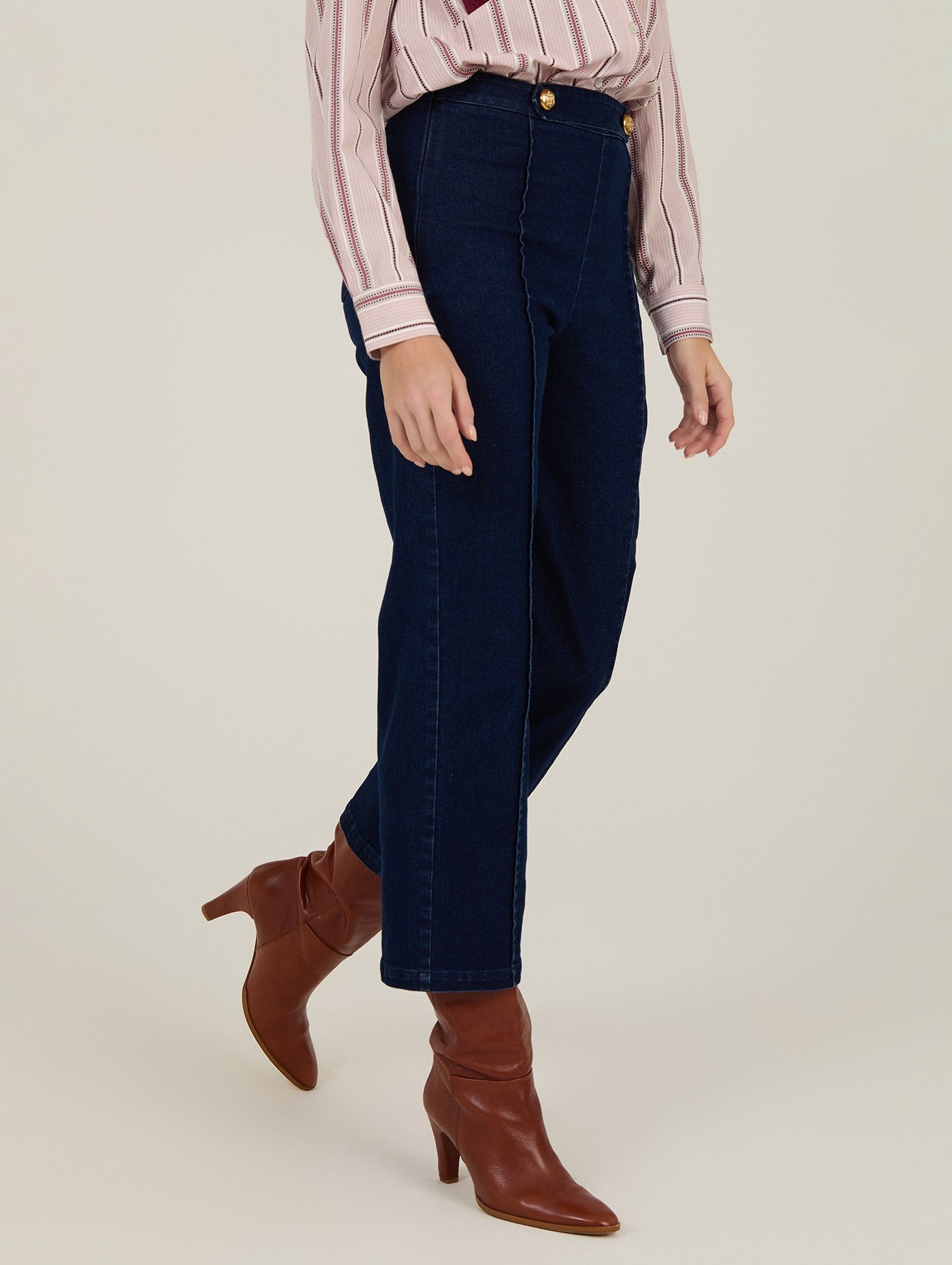 denim con botones