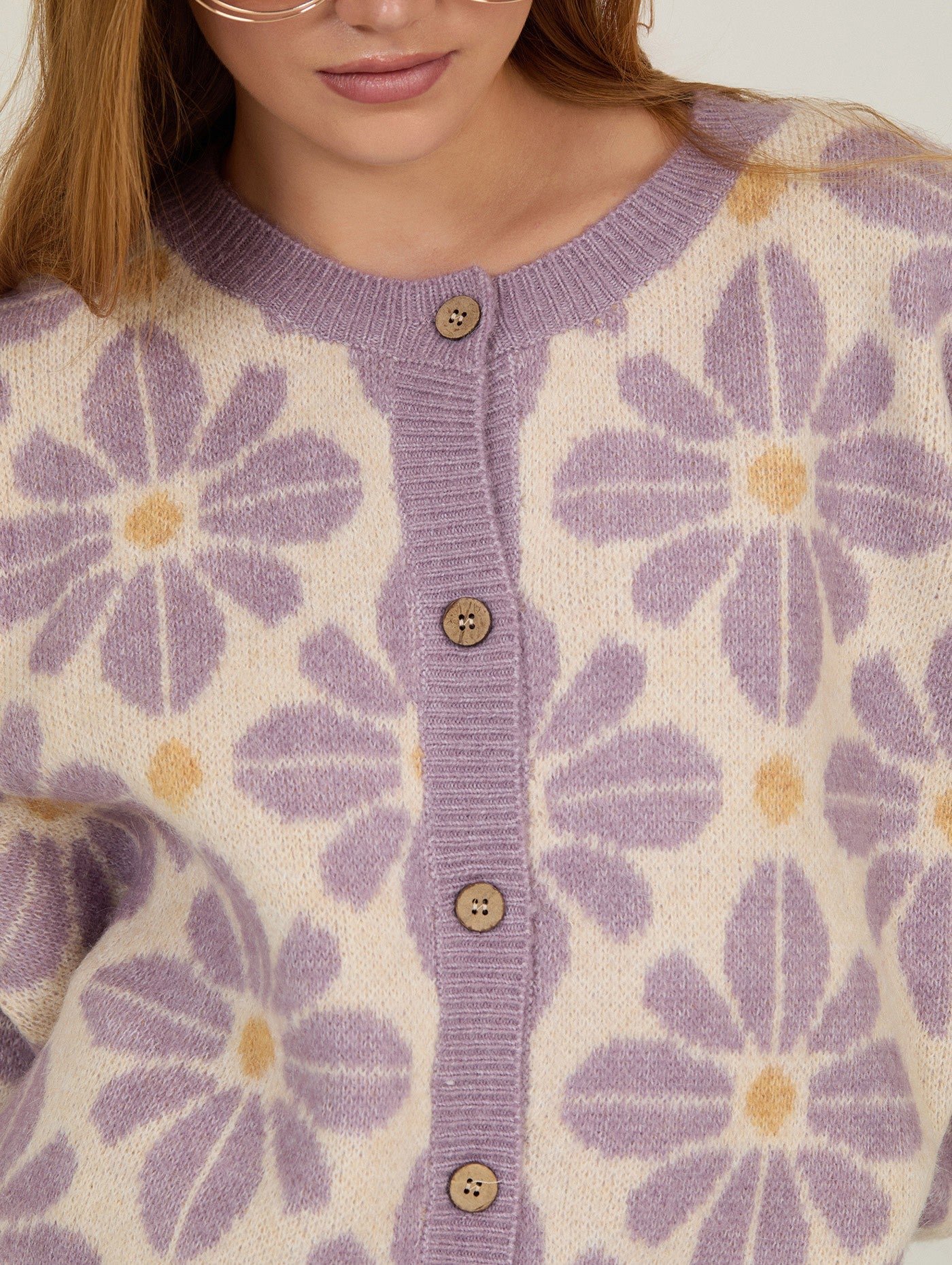 cardigan maxiflores