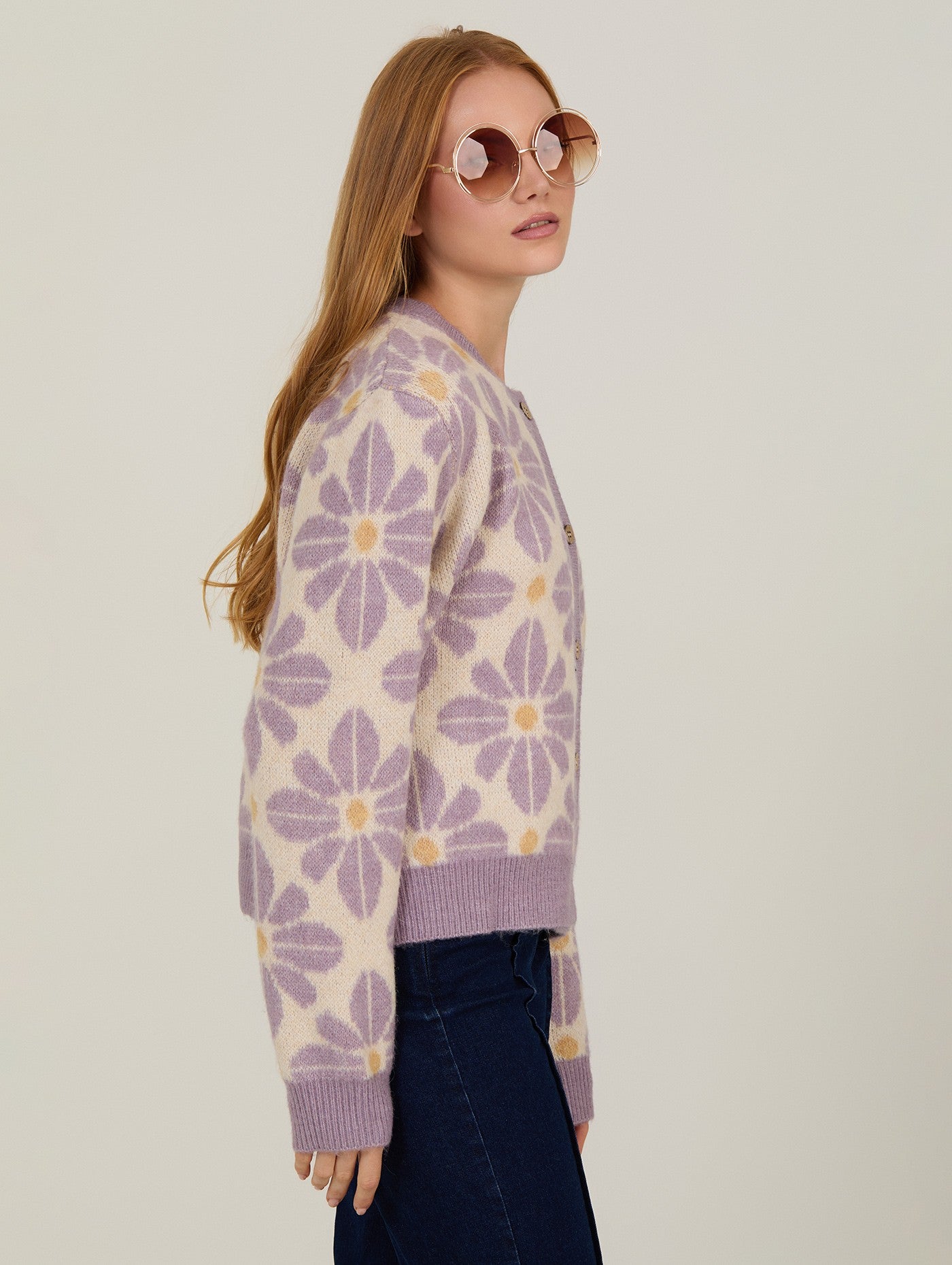 cardigan maxiflores