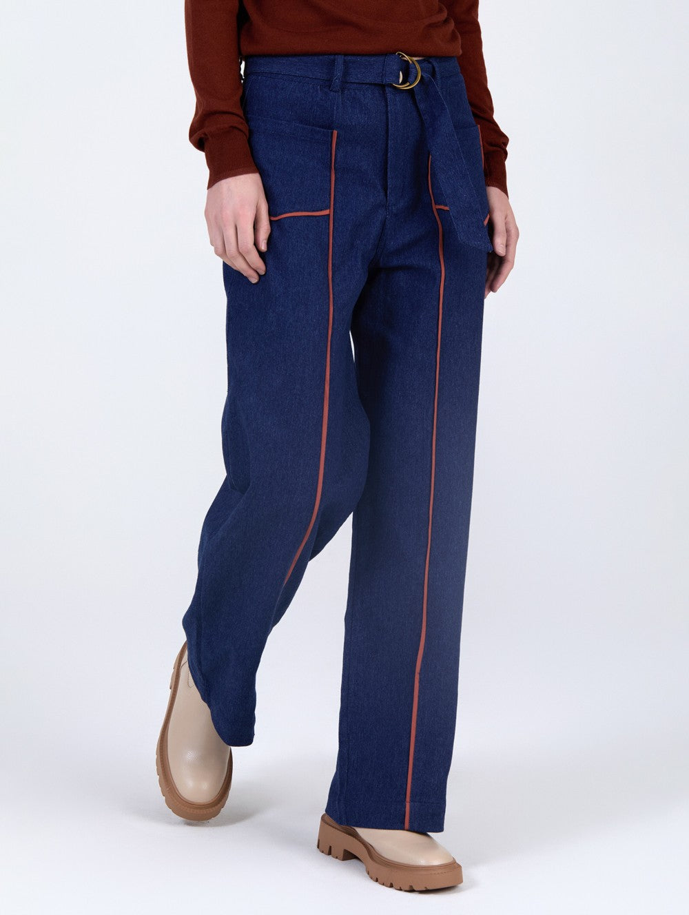 Pantalón tejano vivos
