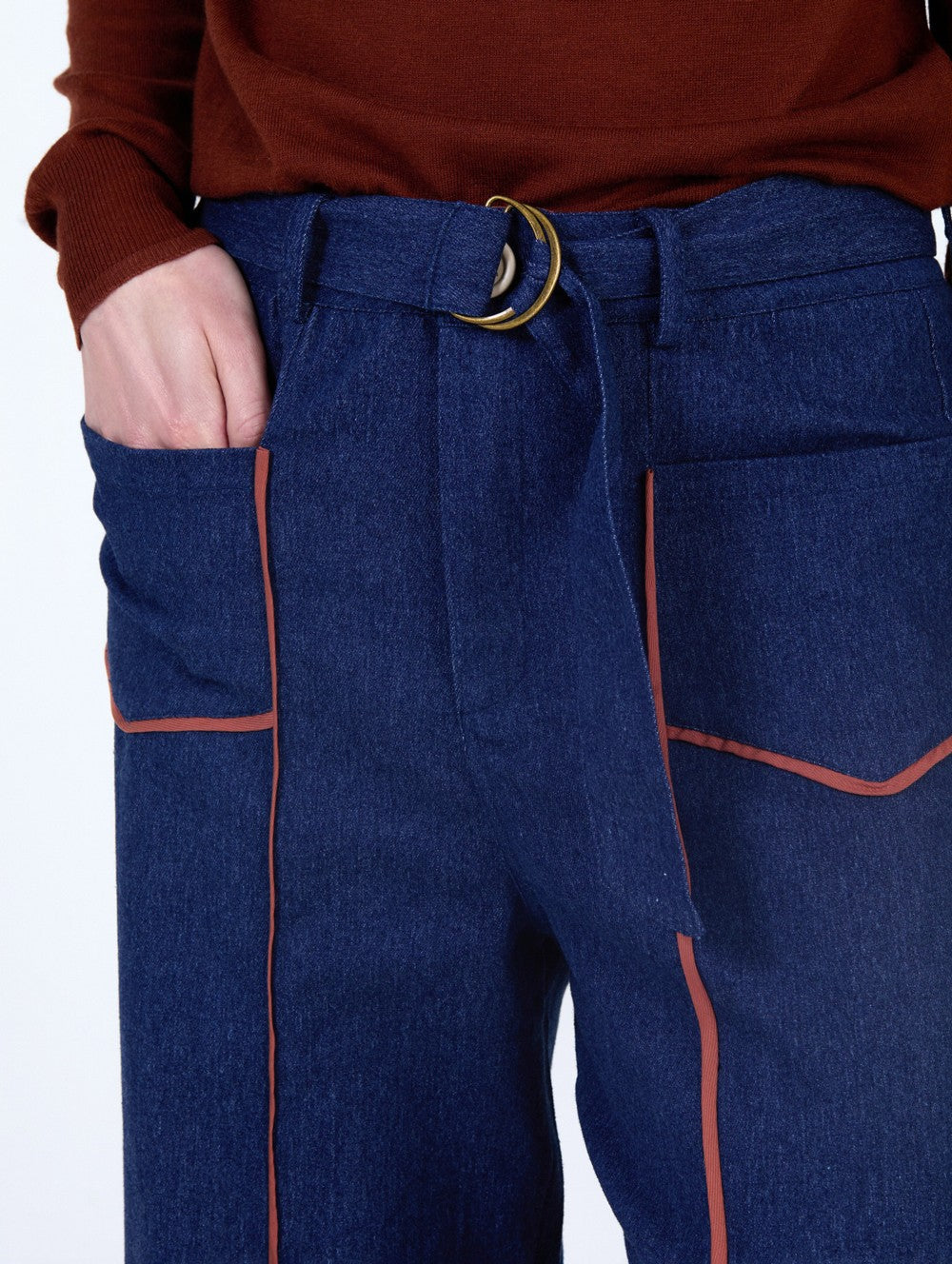 Pantalón tejano vivos