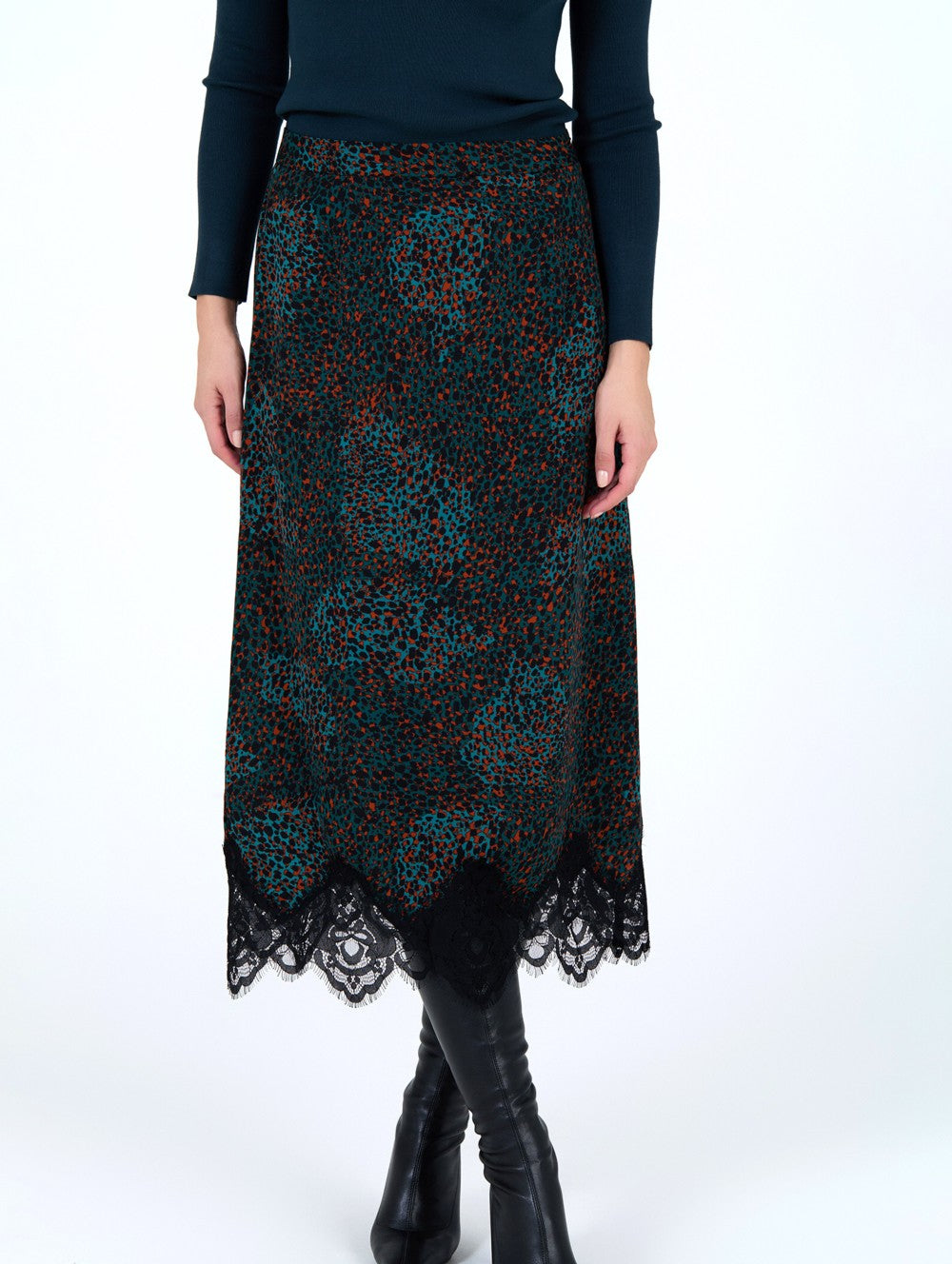 Falda animal print