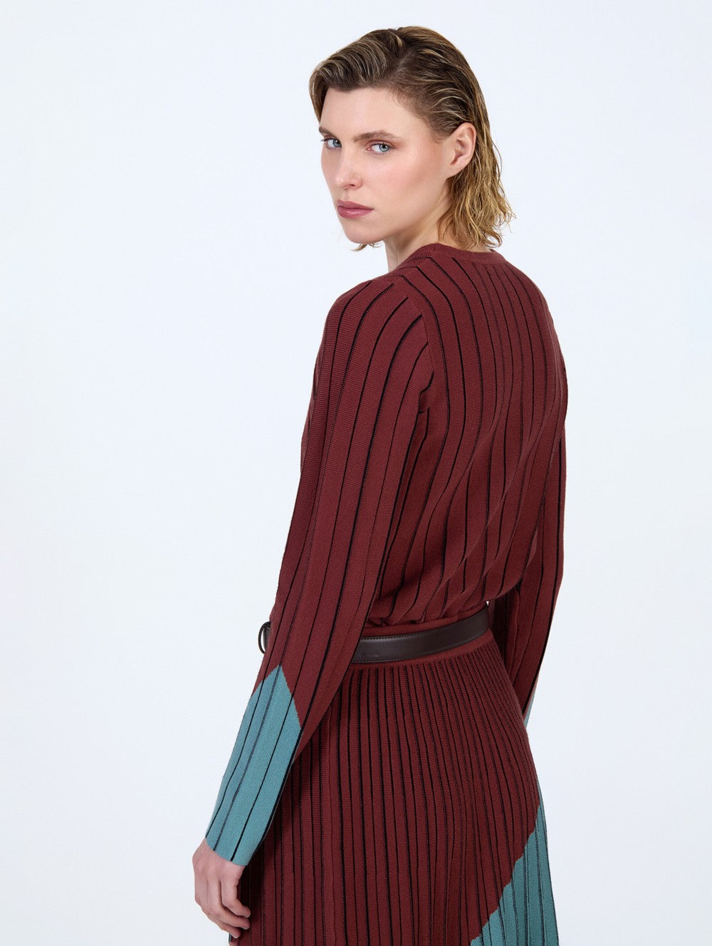 Jersey intarsia bicolor